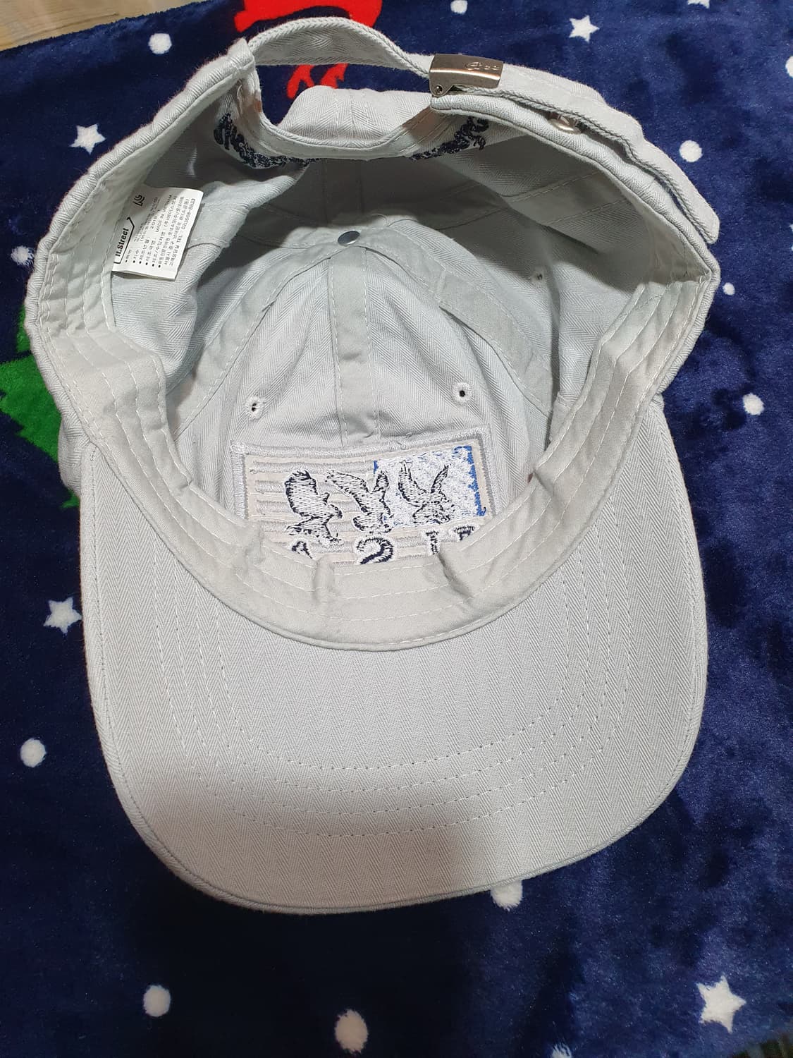 USA 독수리 자수 볼캡 연그레이 상품이미지4