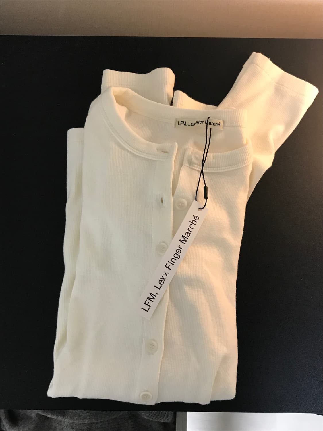 LFM Clean Wool Cardigan 아이보리 상품이미지2