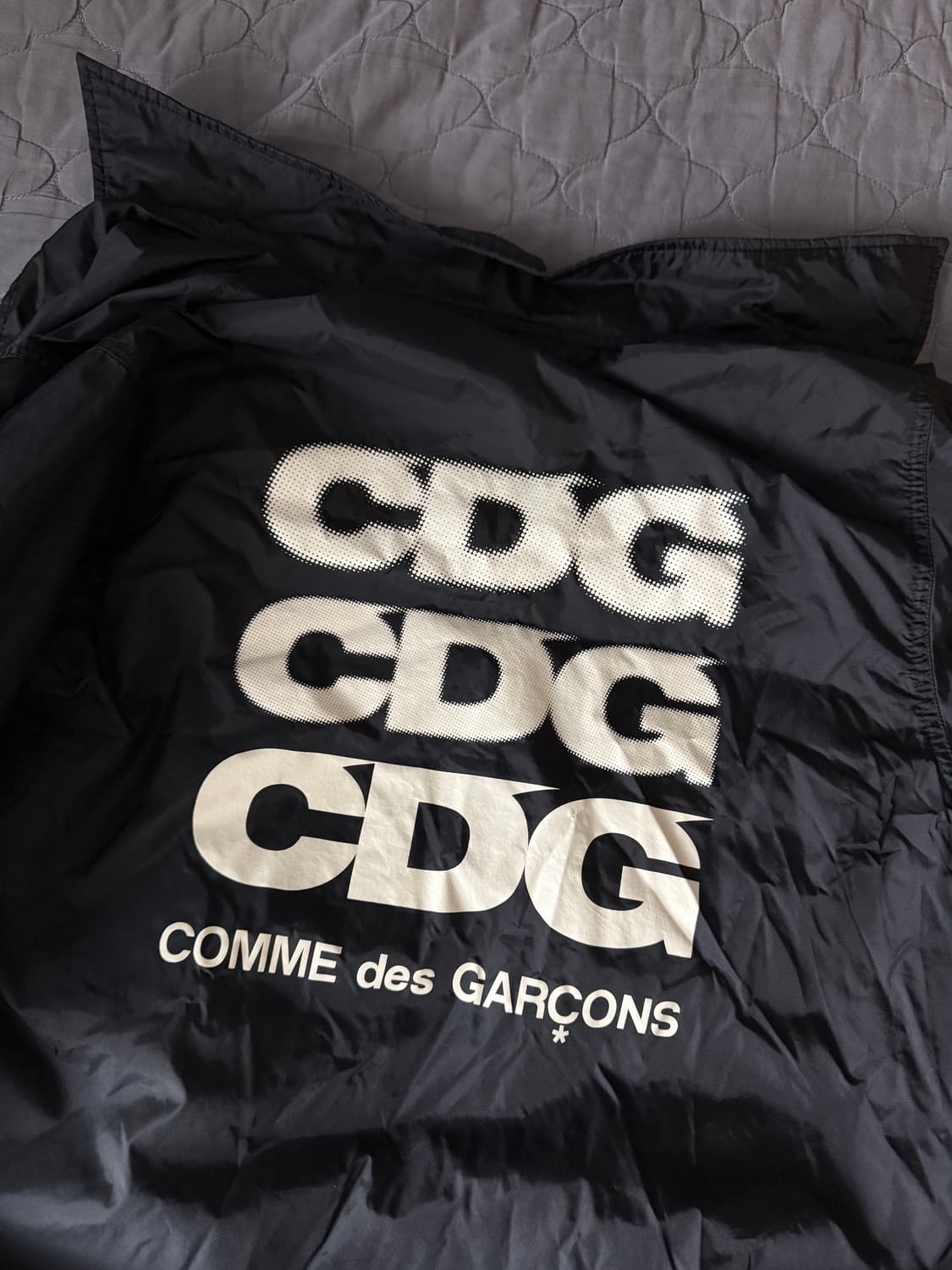 CDG 백패턴로고 블랙컬러 L 상품이미지4