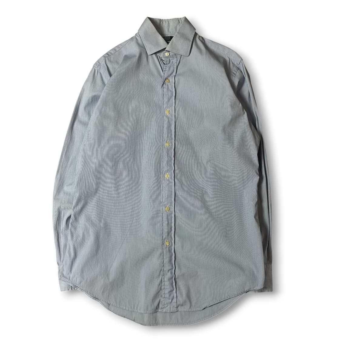 폴로랄프로렌 스카이블루 마이크로 스트라이프 리젠트 커스텀핏 긴팔 셔츠 상품이미지1