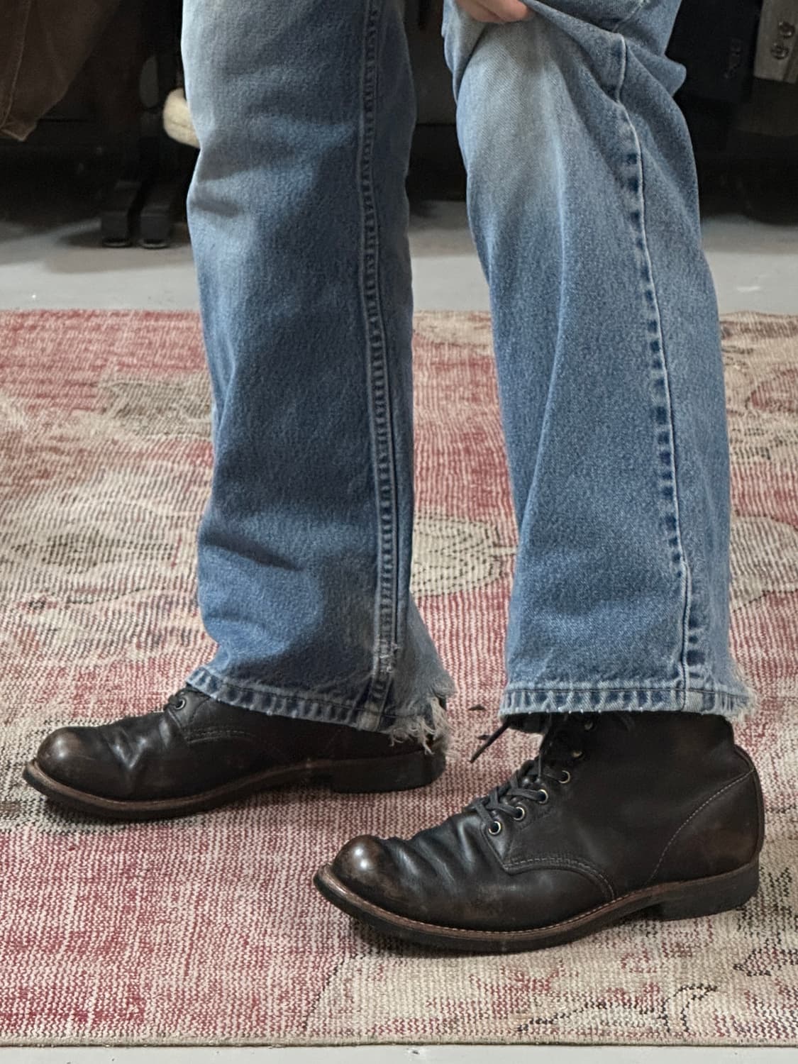 OG USA Made 레드윙 3345 블랙스미스 차심 하드에이징 상품이미지2