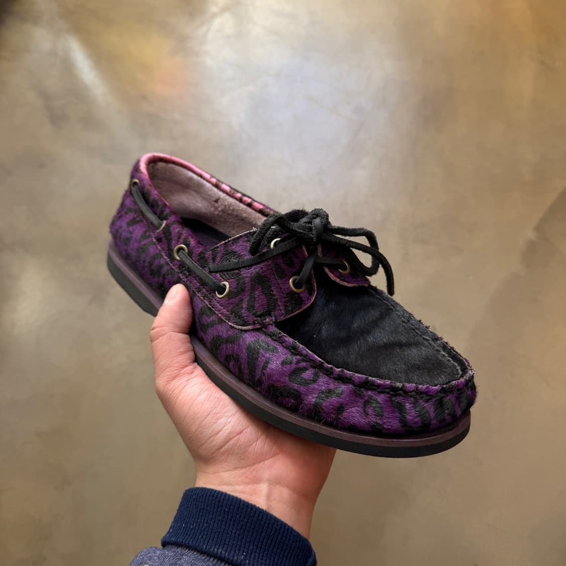 와코마리아 팀버랜드 레오파드 클래식 보트 슈즈 상품이미지1