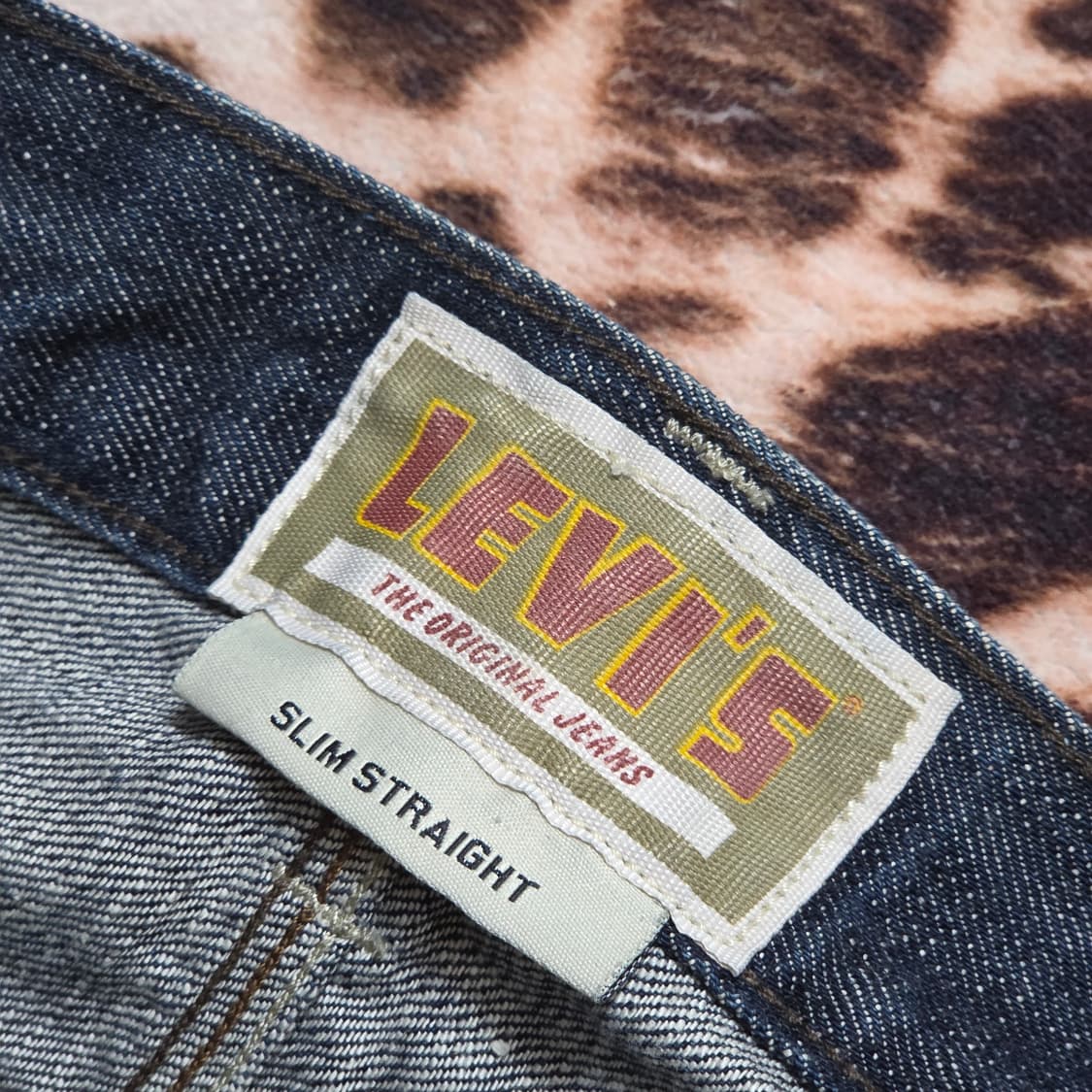 리바이스 00'S 701S 백포켓 진청 데님팬츠 상품이미지8
