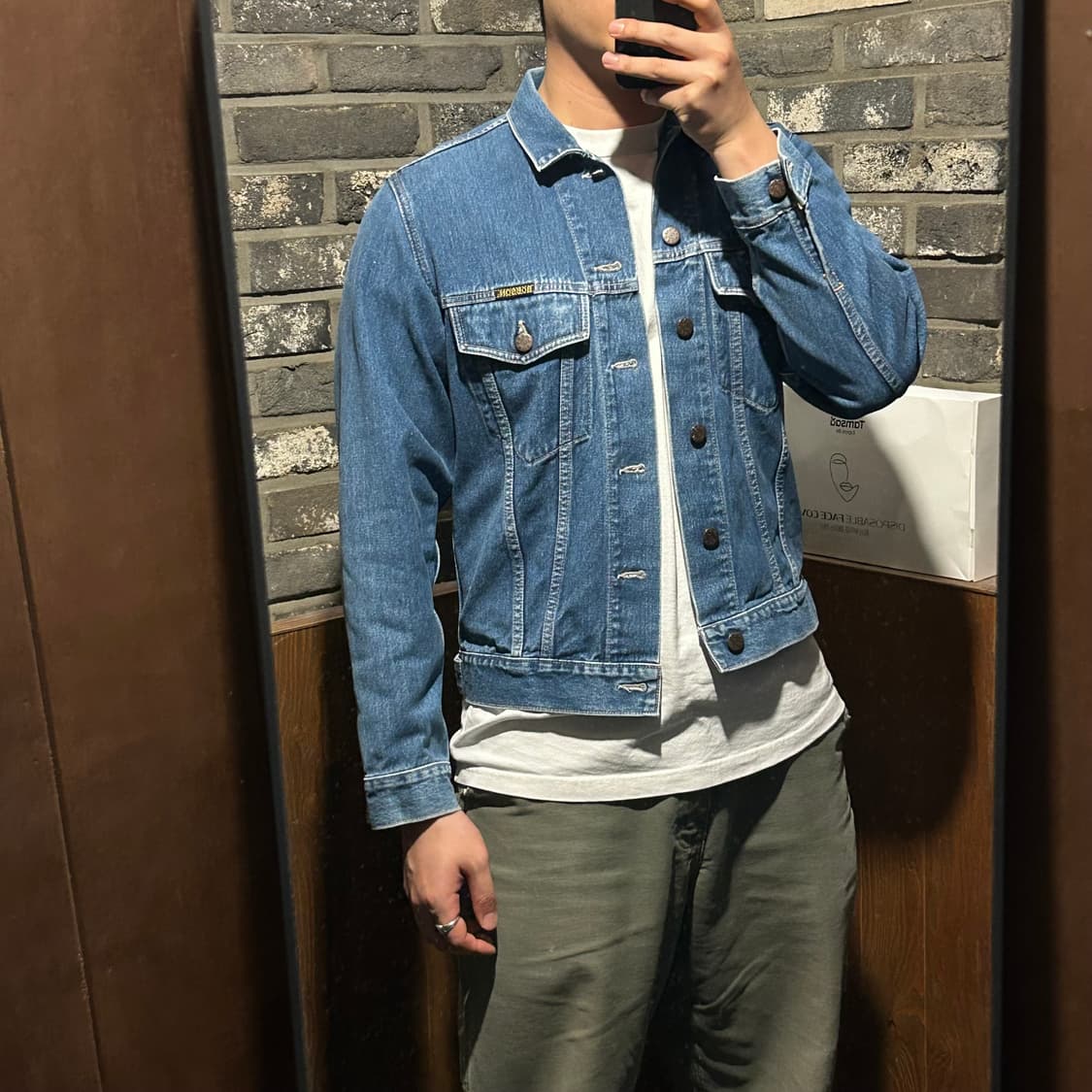 40) BOBSON 밥슨 빈티지 트러커 데님 자켓 상품이미지10