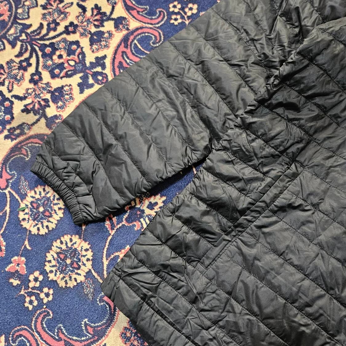 웨스트우드 20fw 구스다운 덧댐 블럭 경량 패딩 상품이미지3