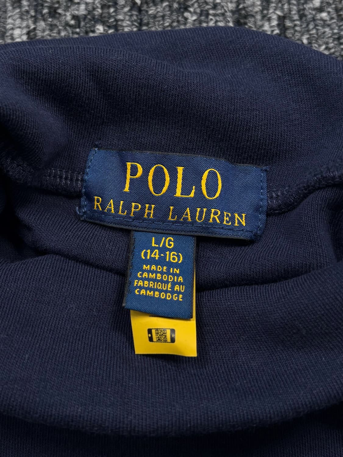 폴로 네이비 터틀넥 상품이미지5