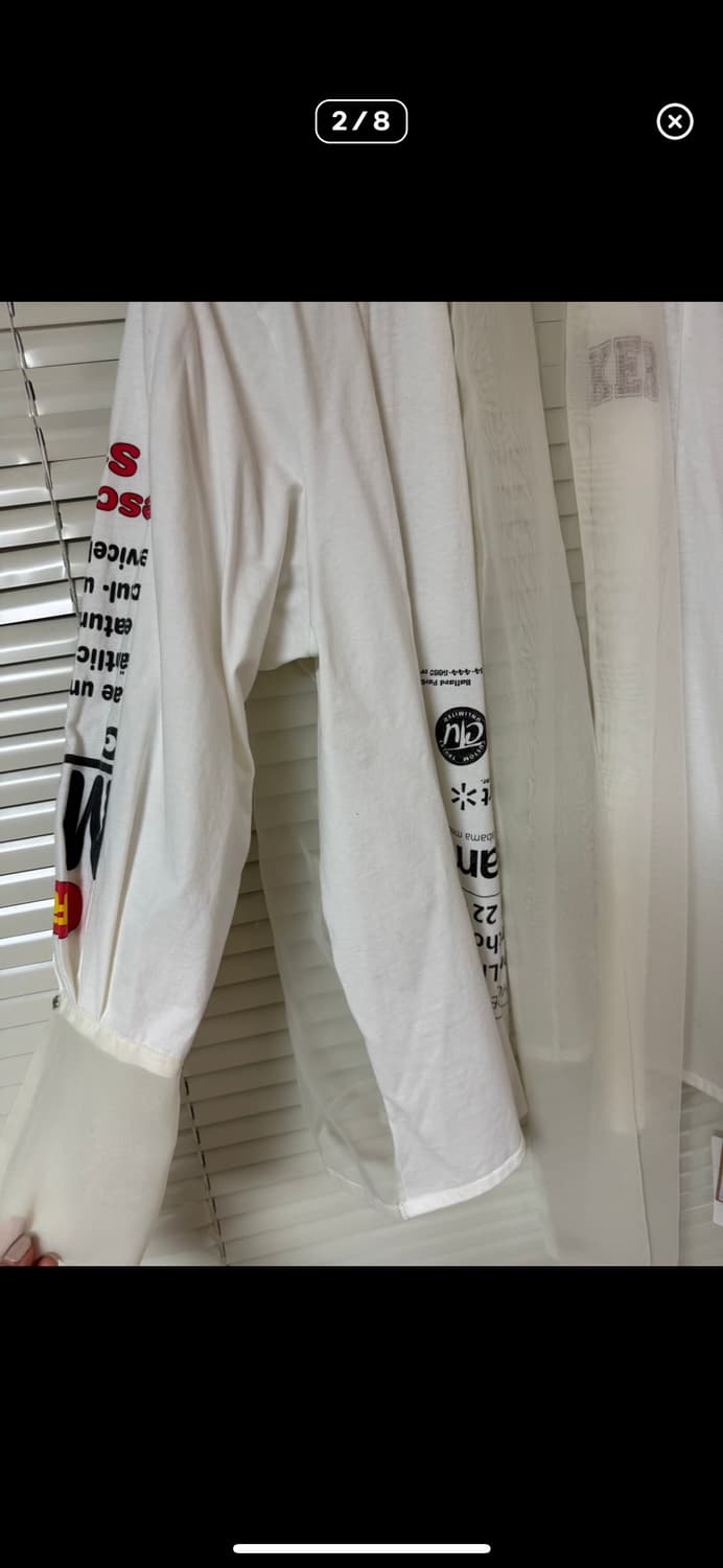 SERU 세루 시스루 스카프 티셔츠 상품이미지6