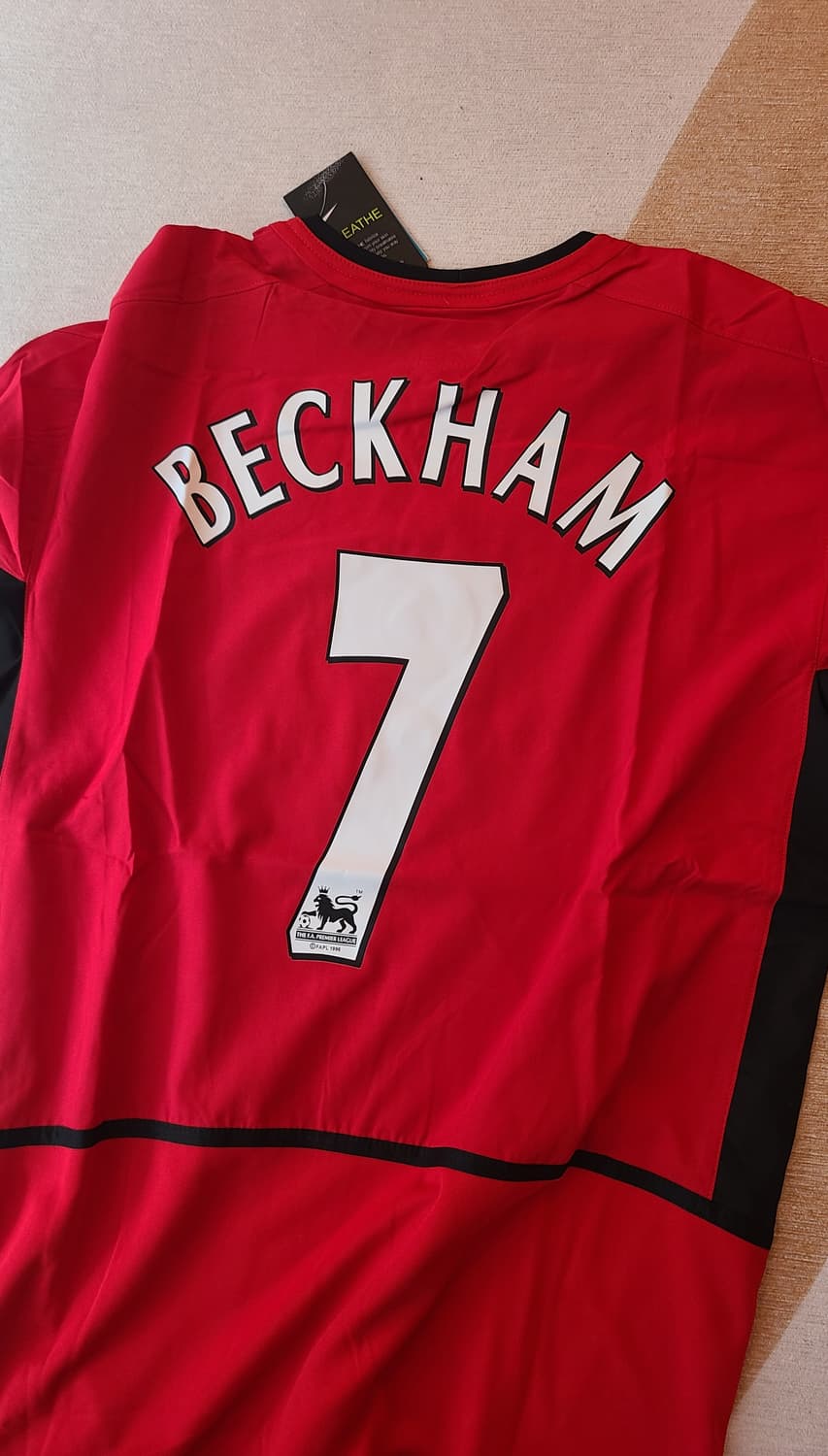맨유 베컴 긴팔 유니폼 상품이미지1