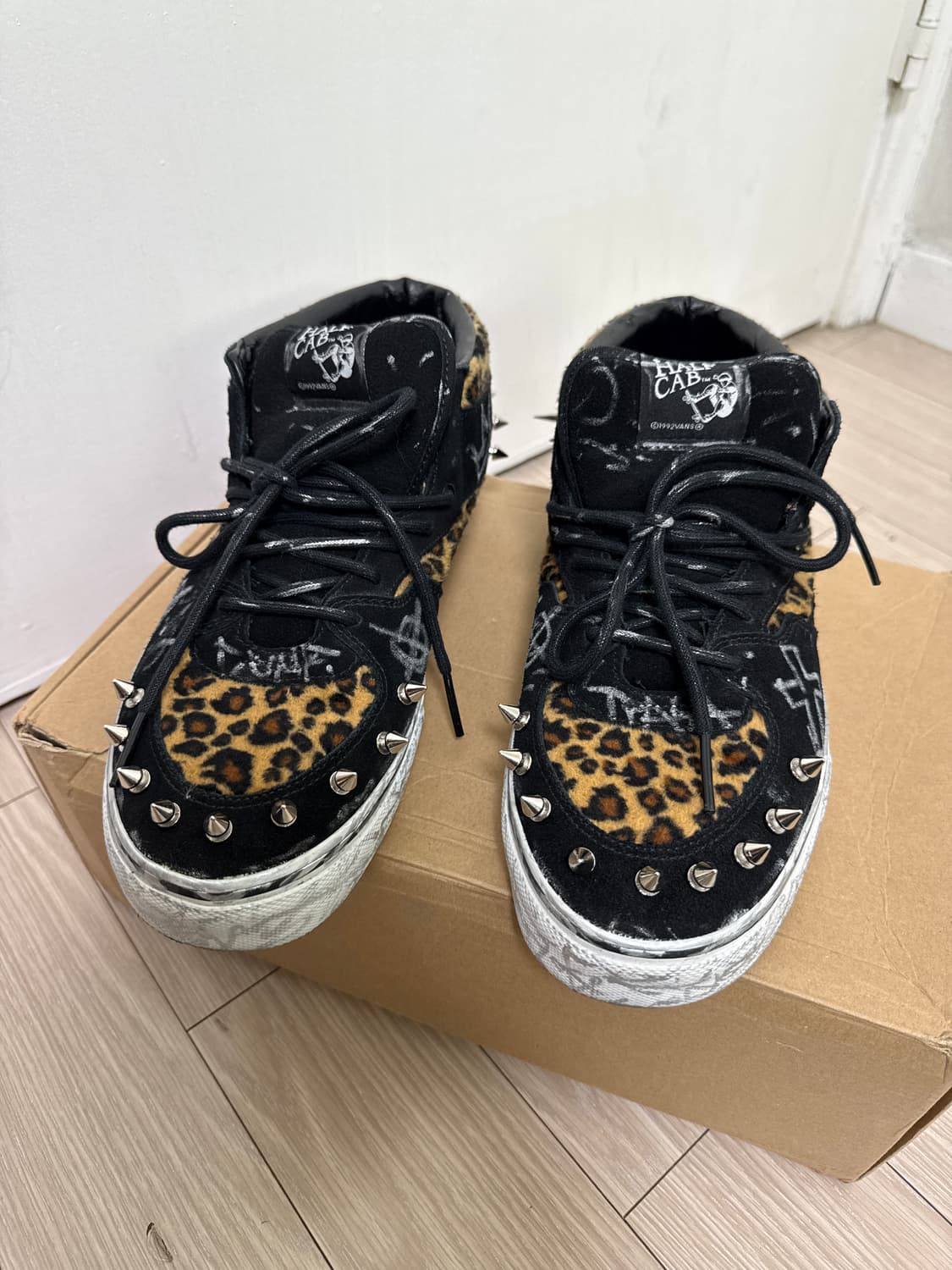 Revenge Madeo 디자이너 반스하프캡 레오파드 커스텀 슈즈 상품이미지2