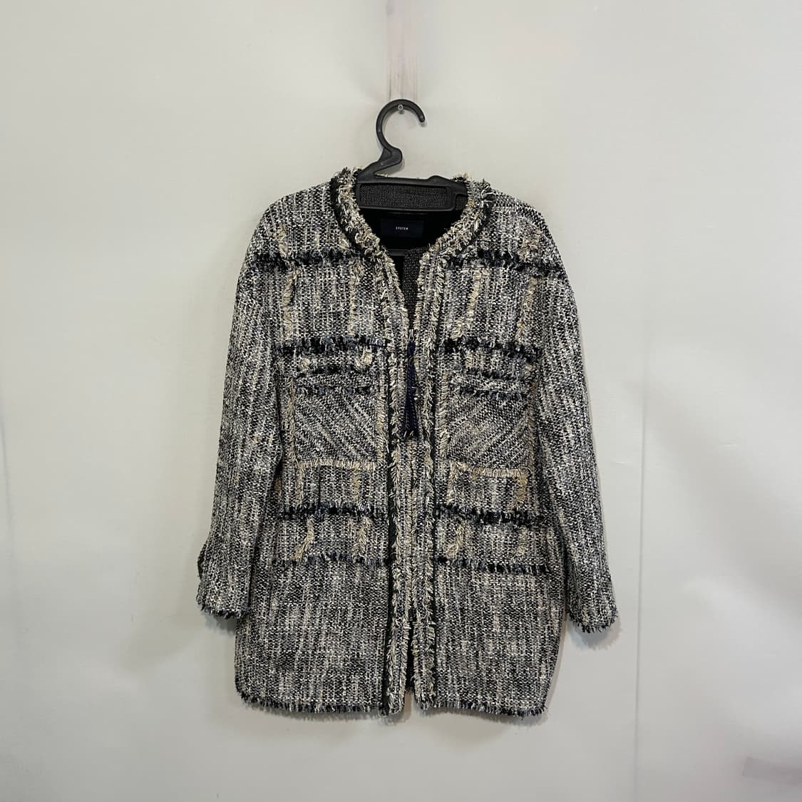 한섬 시스템 트위드 코트 66 상품이미지1