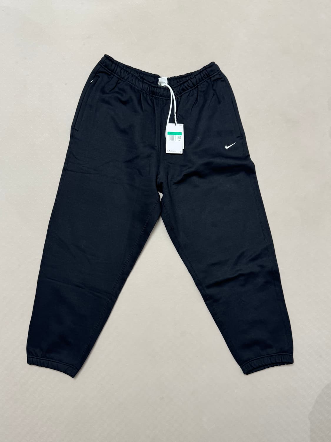 [L] Nike NRG 솔로 스우시 플리스 조거 팬츠 블랙 상품이미지1
