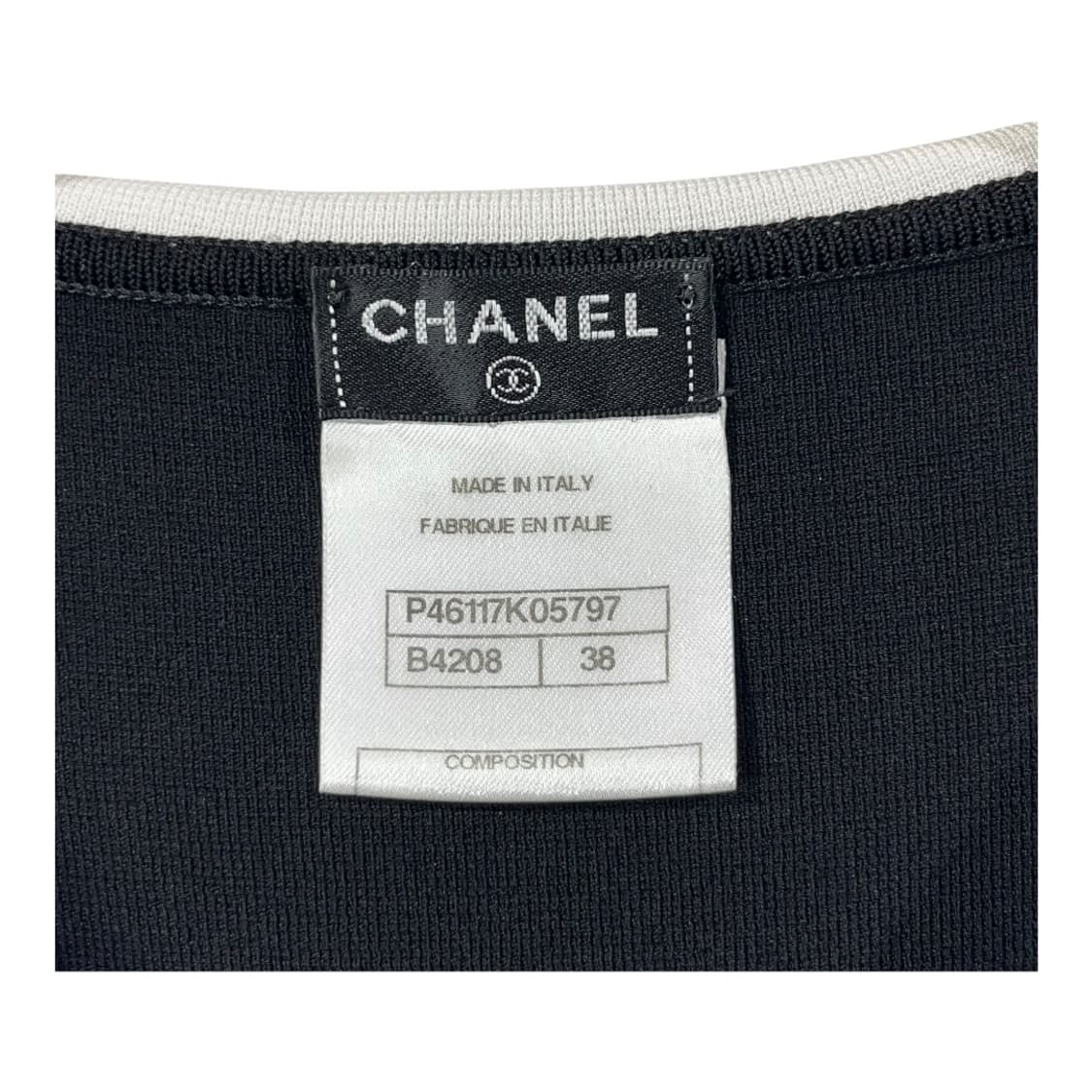 [CHANEL] 샤넬 배색 빅카라 플리츠 디테일 베스트 상품이미지6