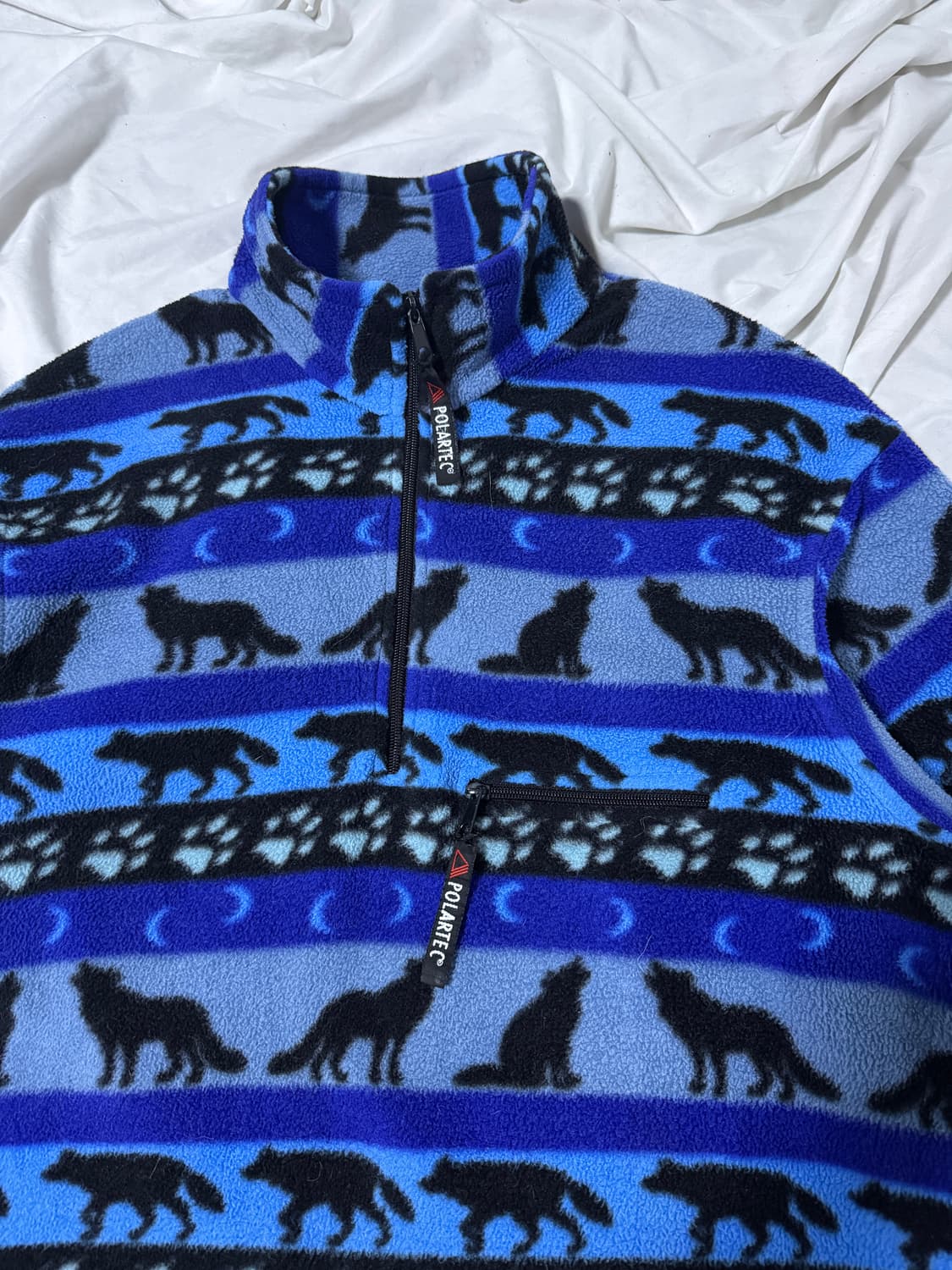 잭 울프스킨 폴라텍 플리스 반집업 상품이미지3