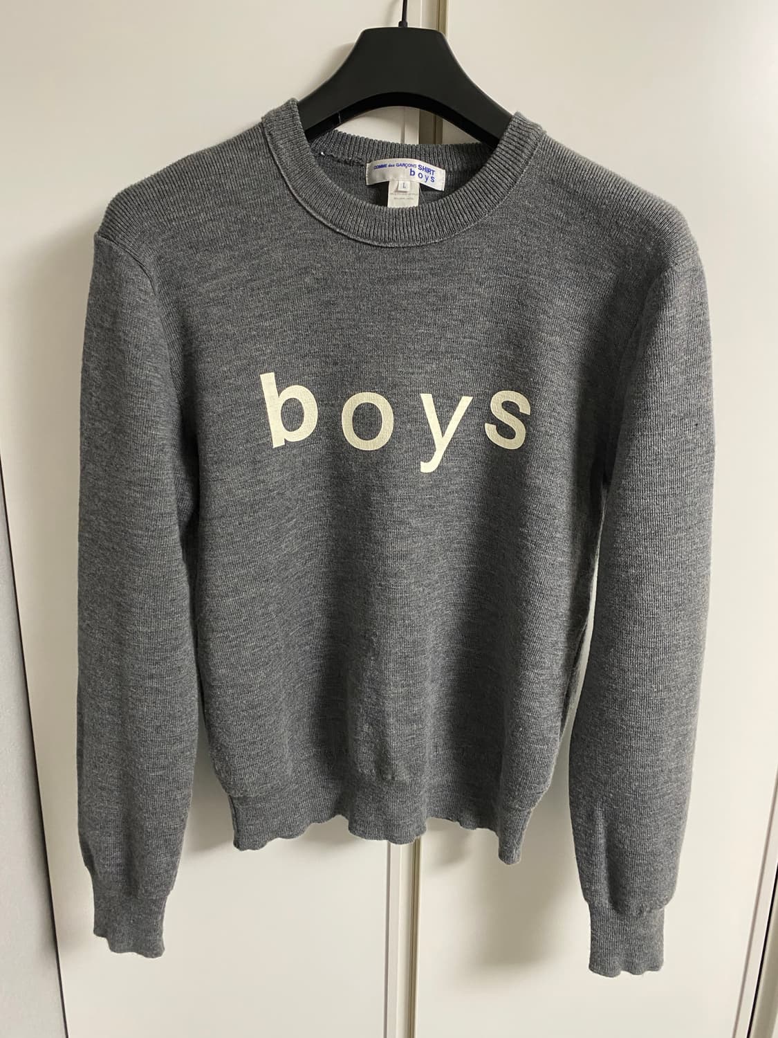 꼼데가르송 셔츠 보이즈 니트 상품이미지1