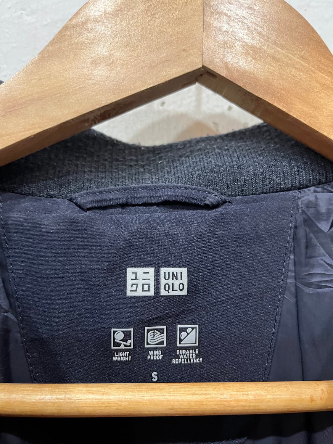 유니클로 롱 심리스 다운 패딩 네이비 우먼즈 S 상품이미지4