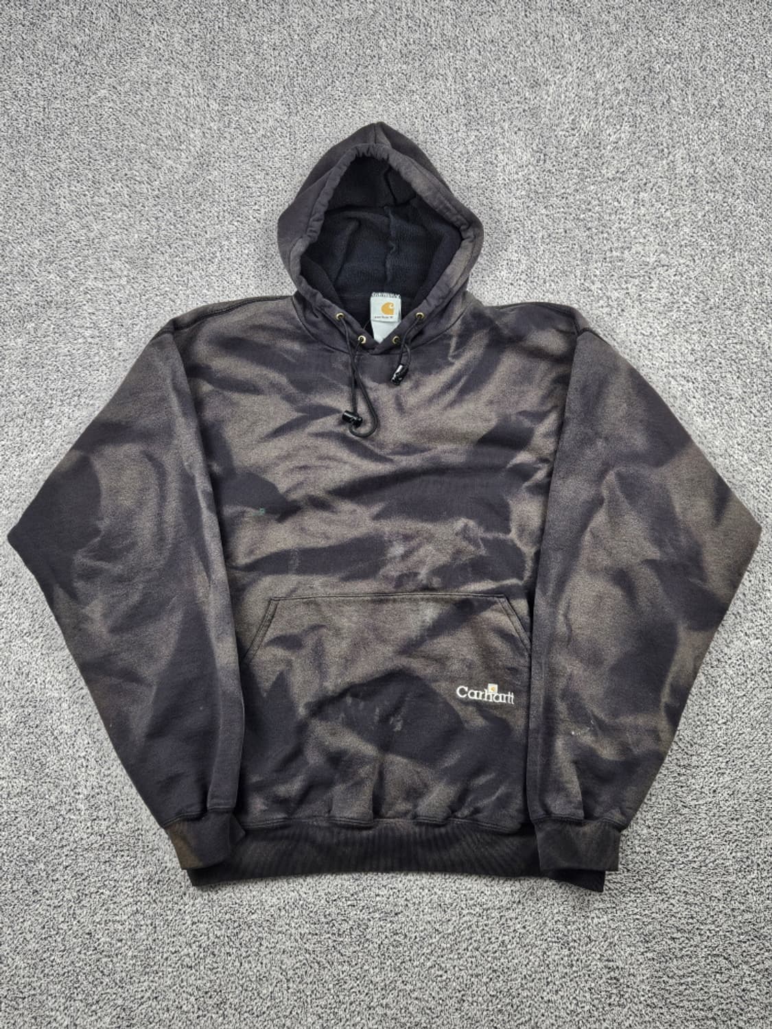 칼하트 다잉 워시드 커스텀 스웻 후드 티셔츠 (상세설명참조)/ 10136 상품이미지2