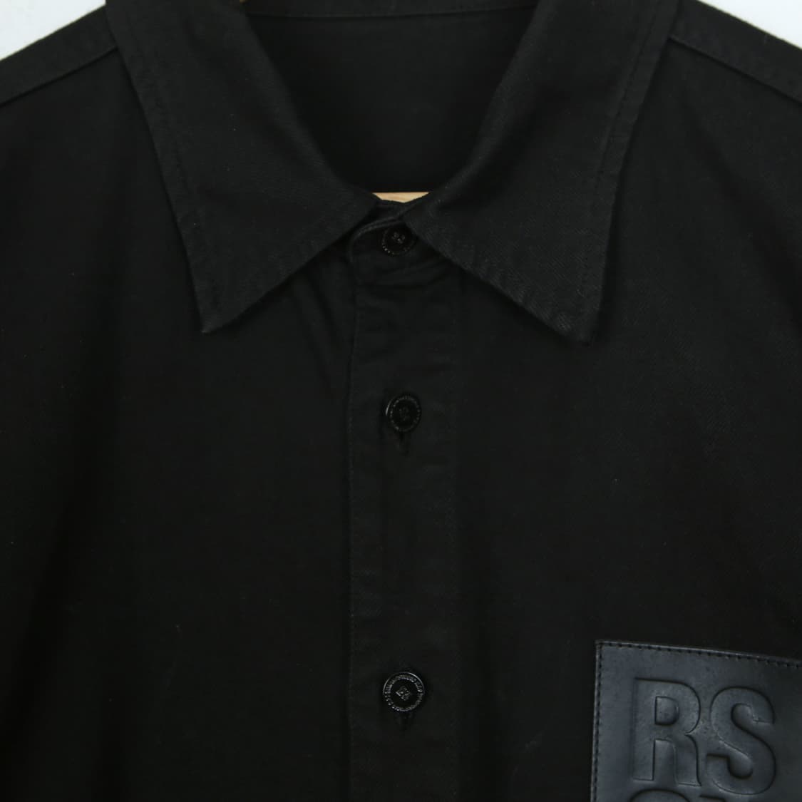 라프시몬스 빅핏 R핀 데님 셔츠 자켓 상품이미지7