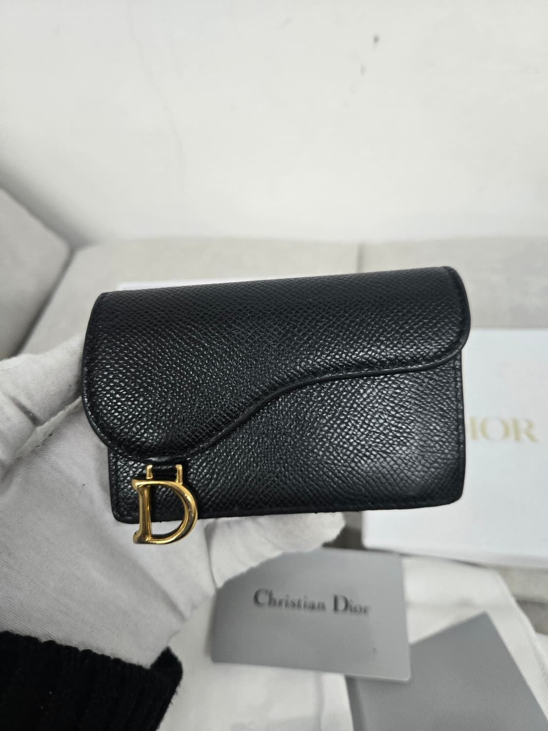 [보증서 정품] 디올 새들 반지갑 상품이미지4