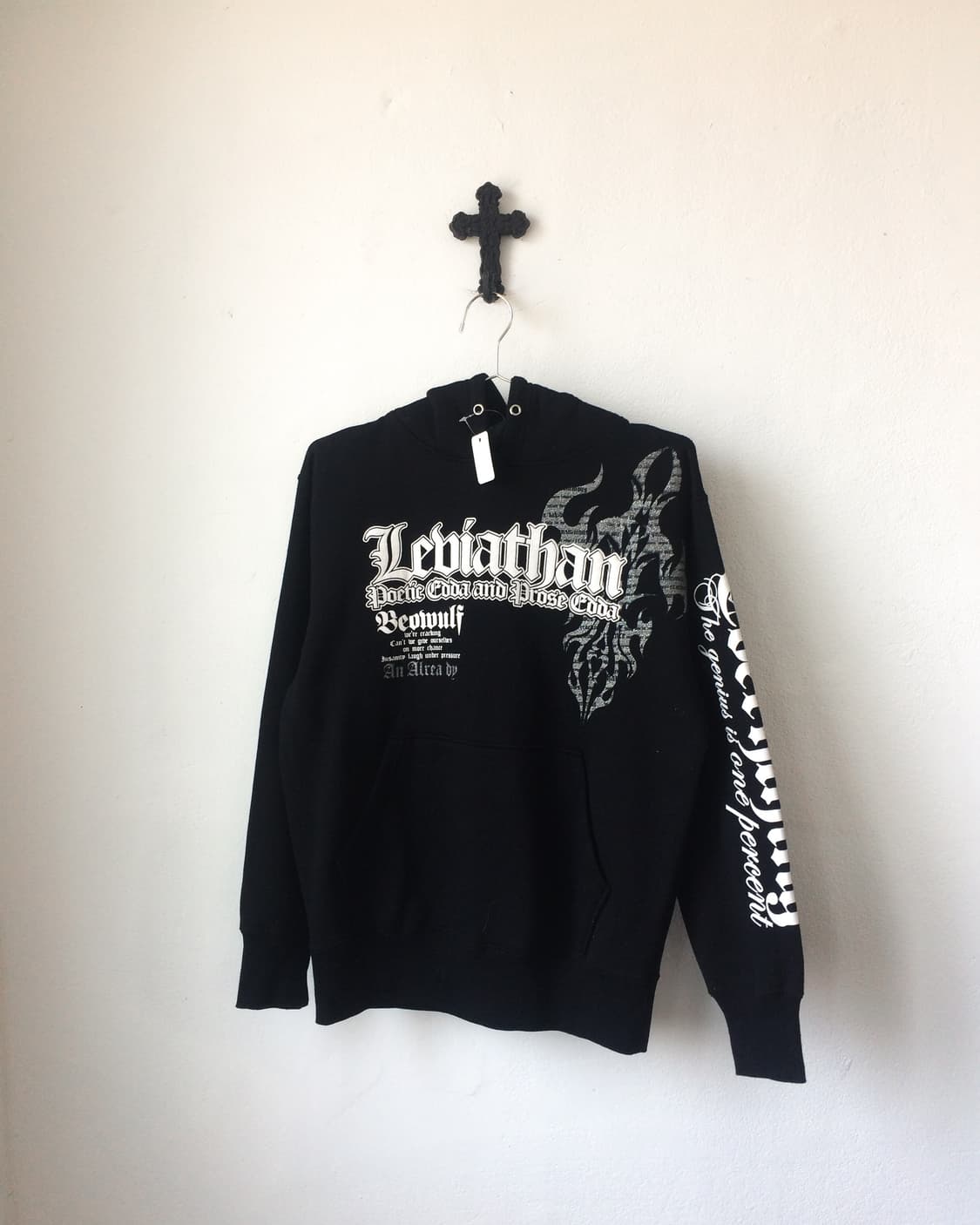 Lettering printing hood 상품이미지2