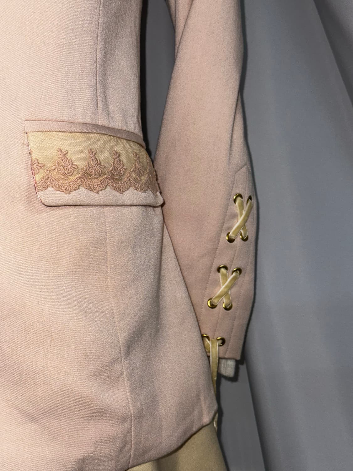 리즈리사 하치깔 러블리 히메갸루 아일렛 리본 오픈숄더 코디세트  상품이미지7