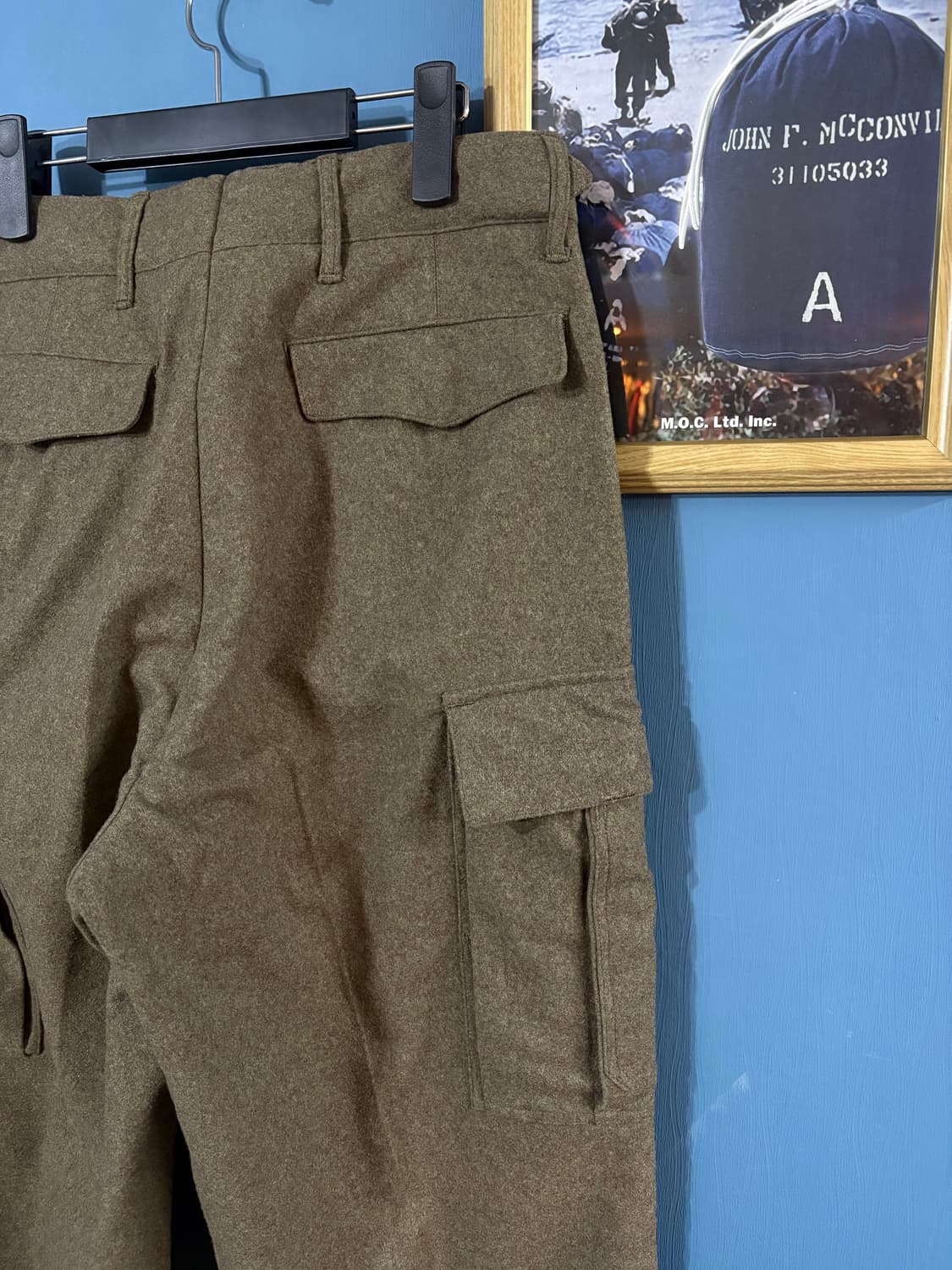 60-70‘s German Army Wool Field Cargo Pan 상품이미지7