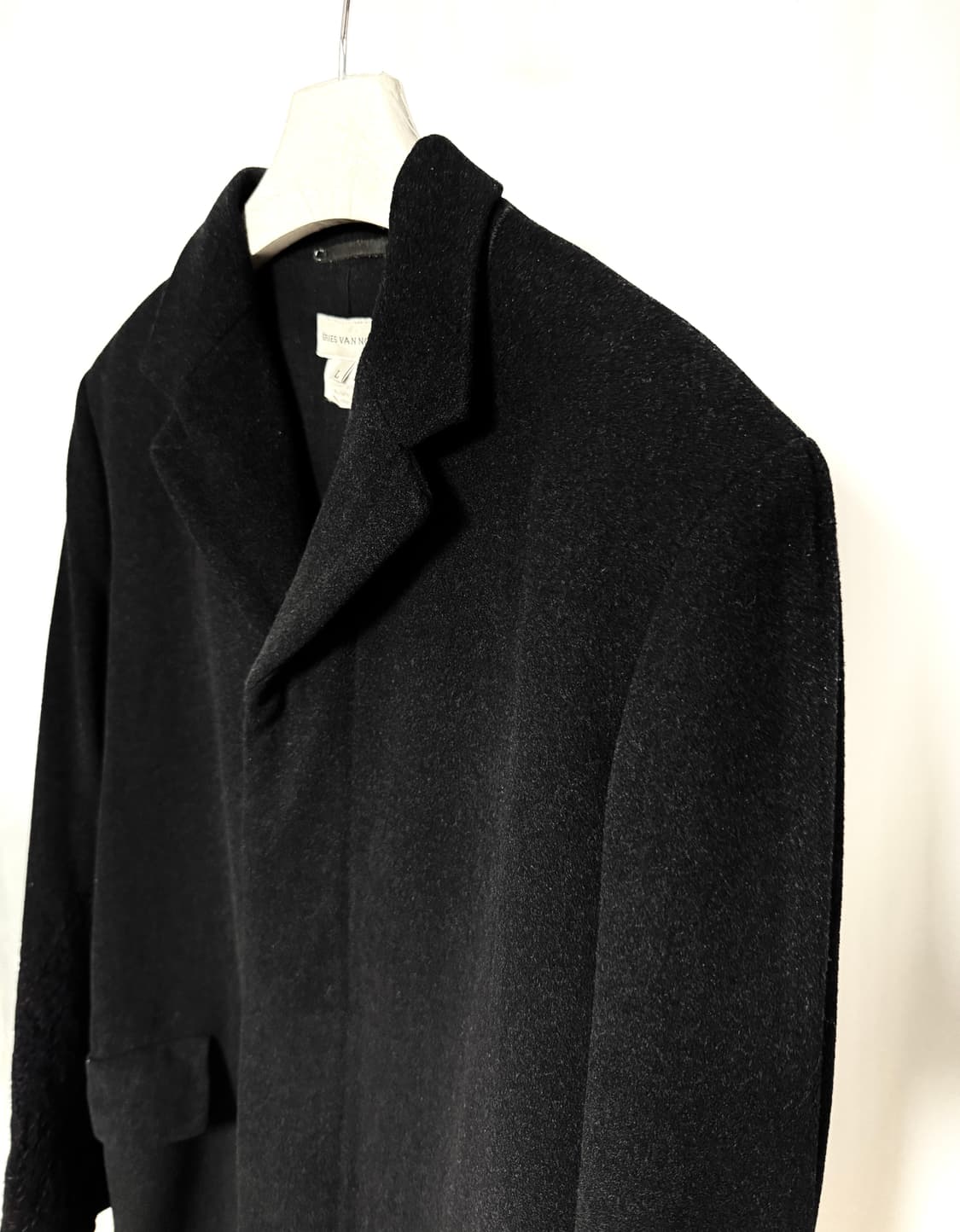 드리스반노튼 히든 밀리터리 헤비울 혼방 코트 상품이미지2