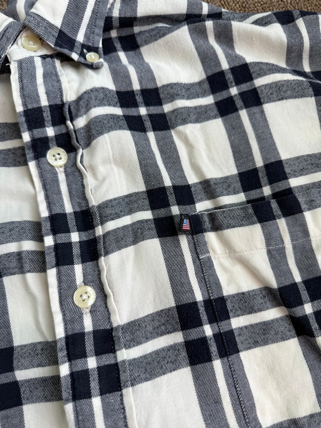 Polo Jeans 90-00s 플란넬 체크 셔츠 상품이미지4