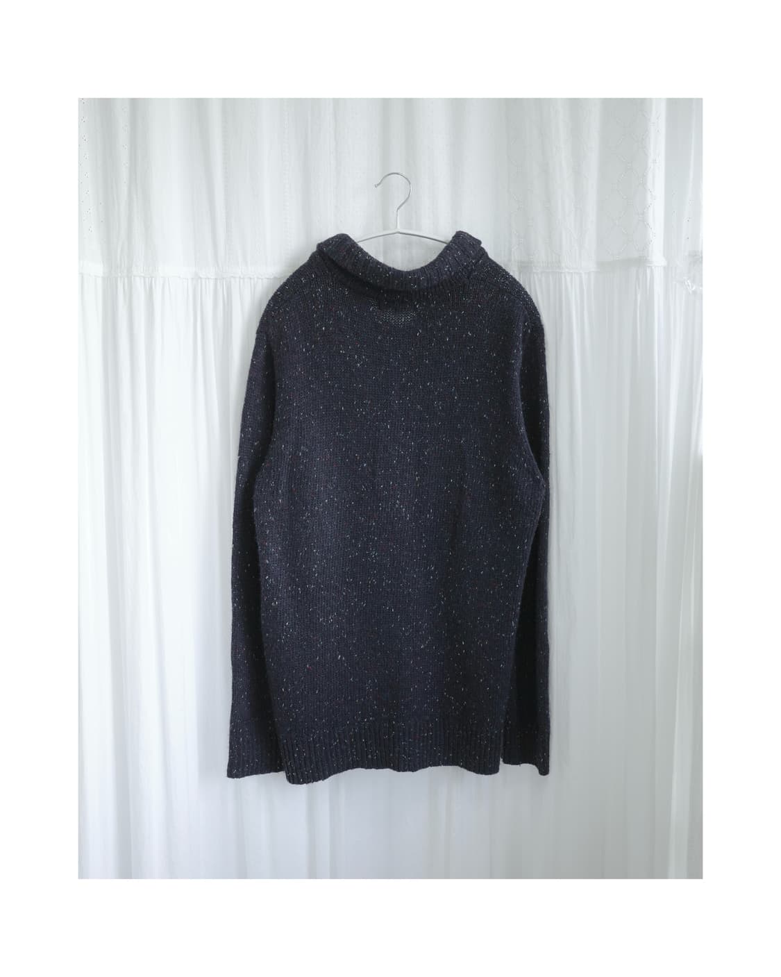 Beams navy cardigan 상품이미지5