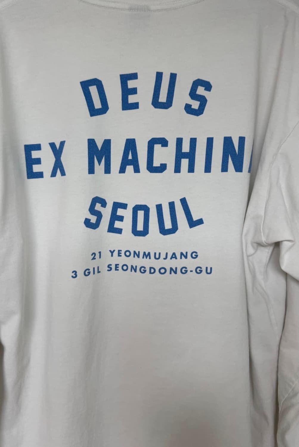 데우스 엑스 마키나 성수 미드나잇 블루 XL 롱슬리브 상품이미지4