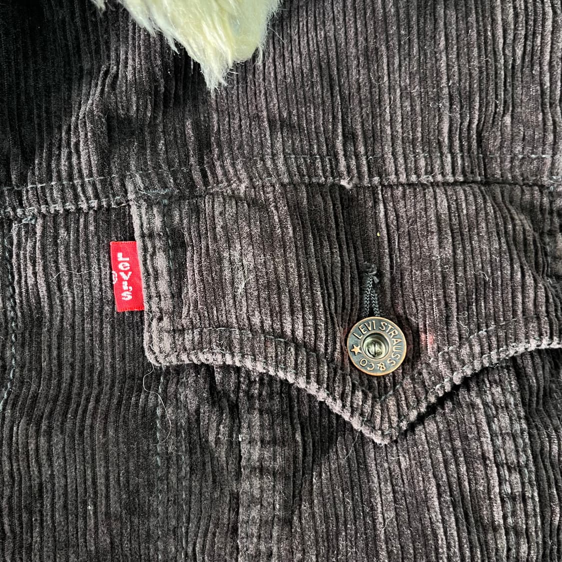 100 리바이스 쉐르파 코듀로이 트러커 자켓 상품이미지5