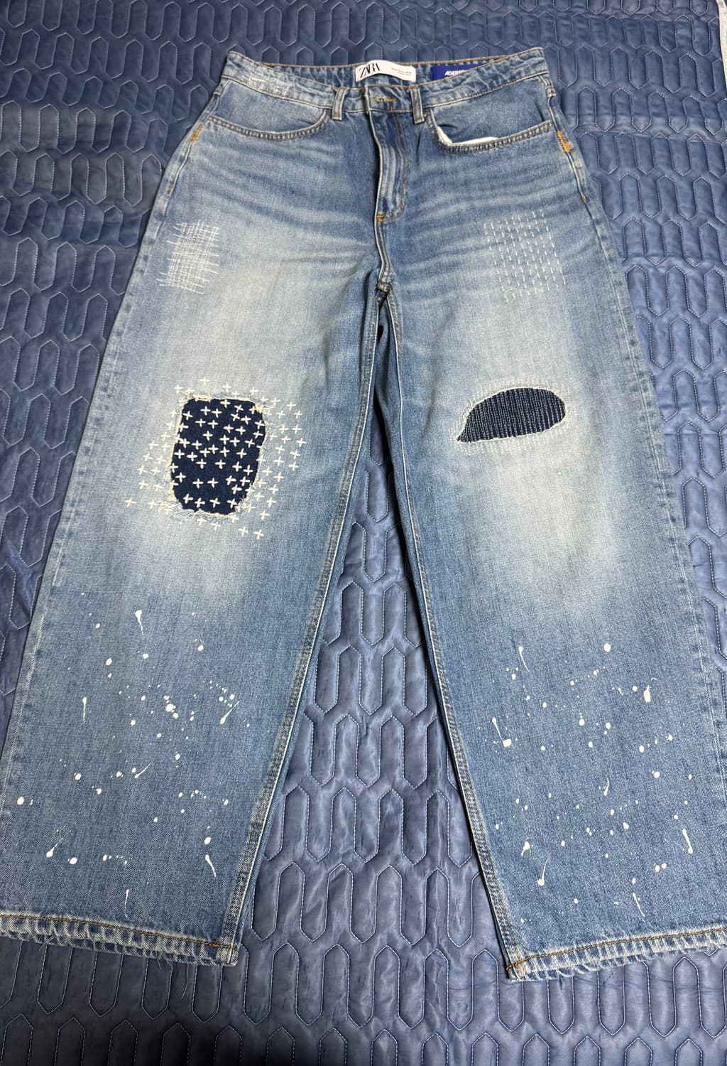 [42]자라x아더에러 패치워크진 상품이미지1