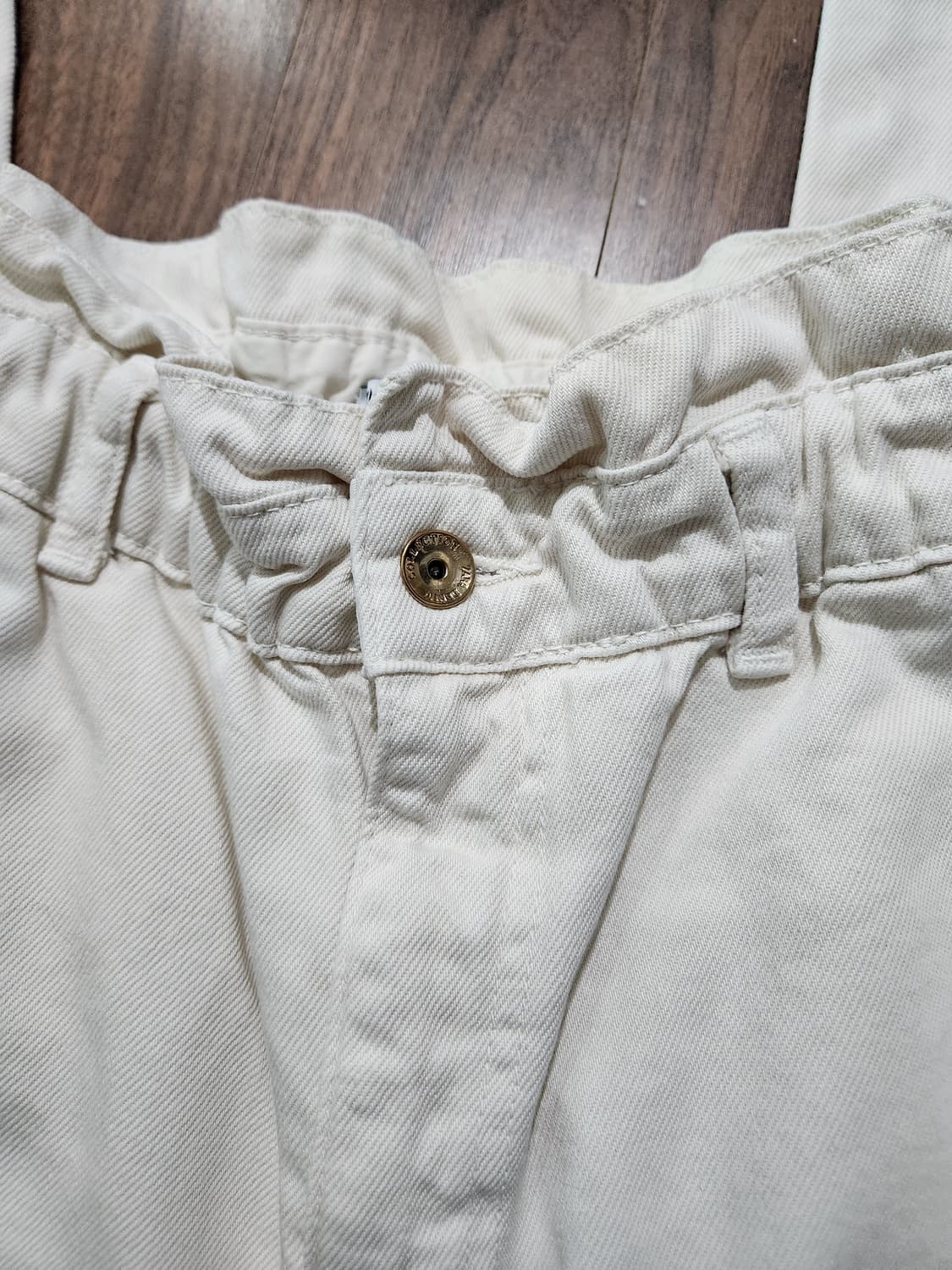 자라 아이보리 밴딩바지28 상품이미지3