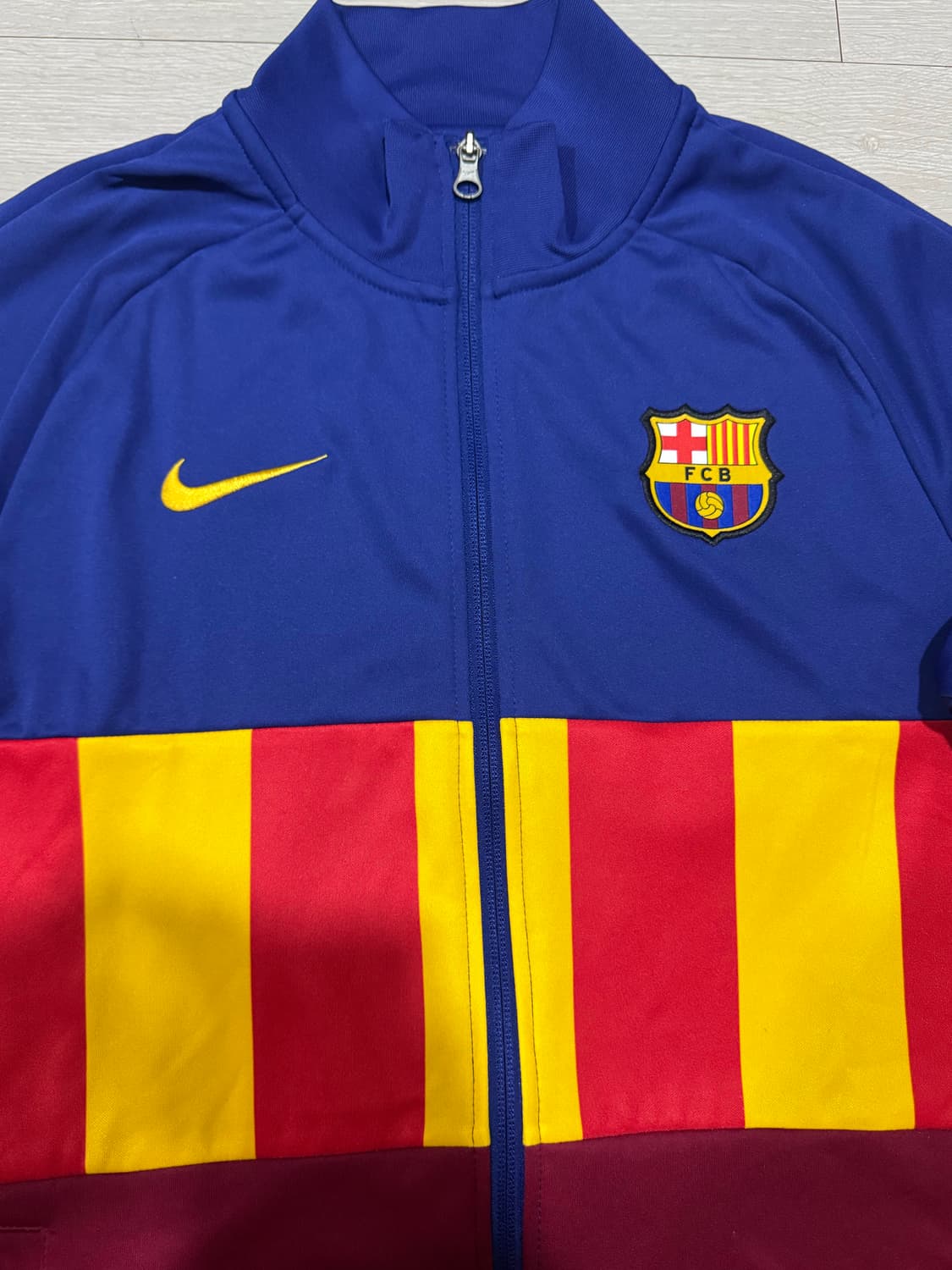 나이키 20-21 바르셀로나 앤섬 트랙탑 져지 M 상품이미지2