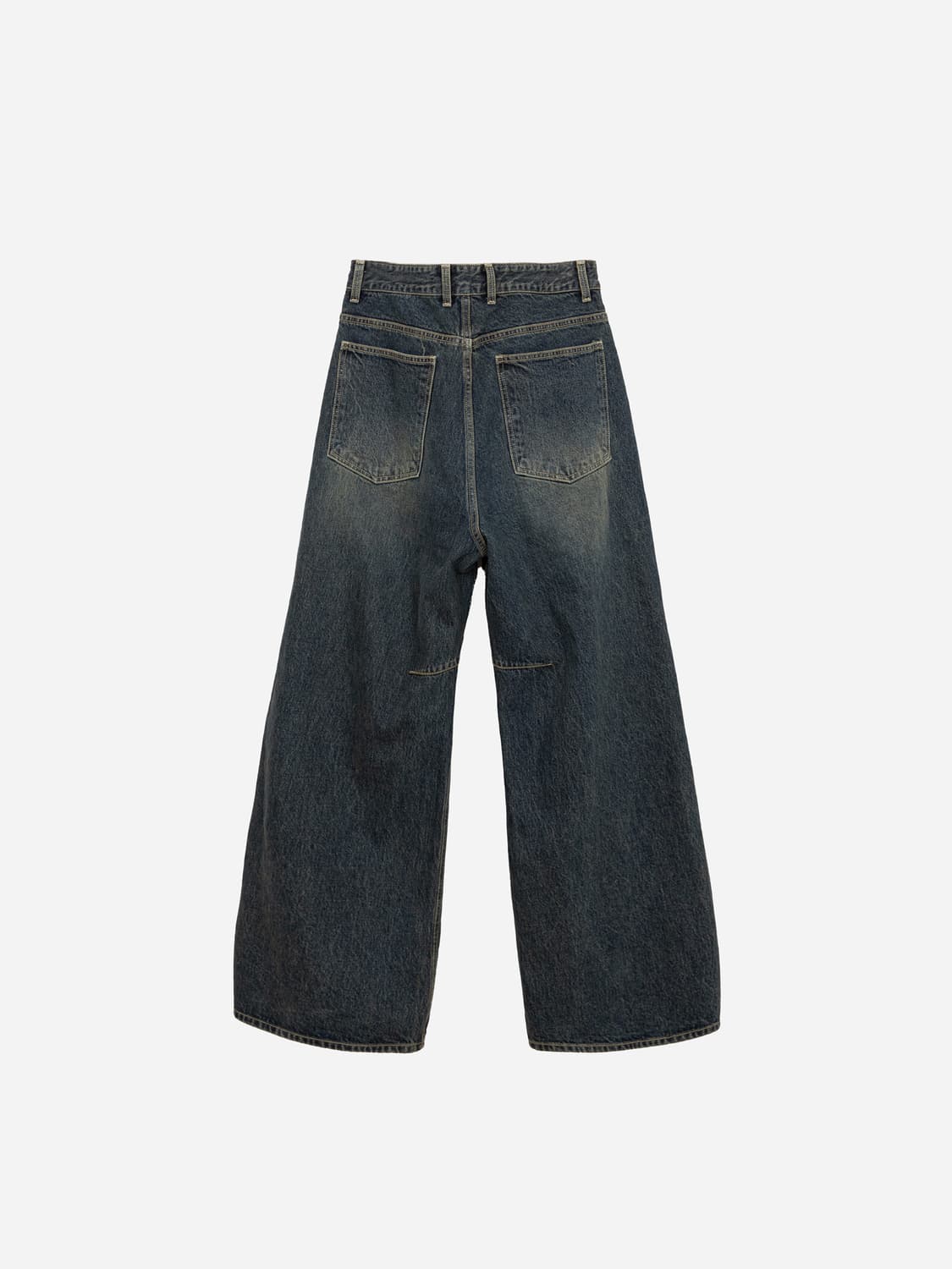 999휴머니티 커브드 헤리티지 데님팬츠 deep blue 1 size 상품이미지2