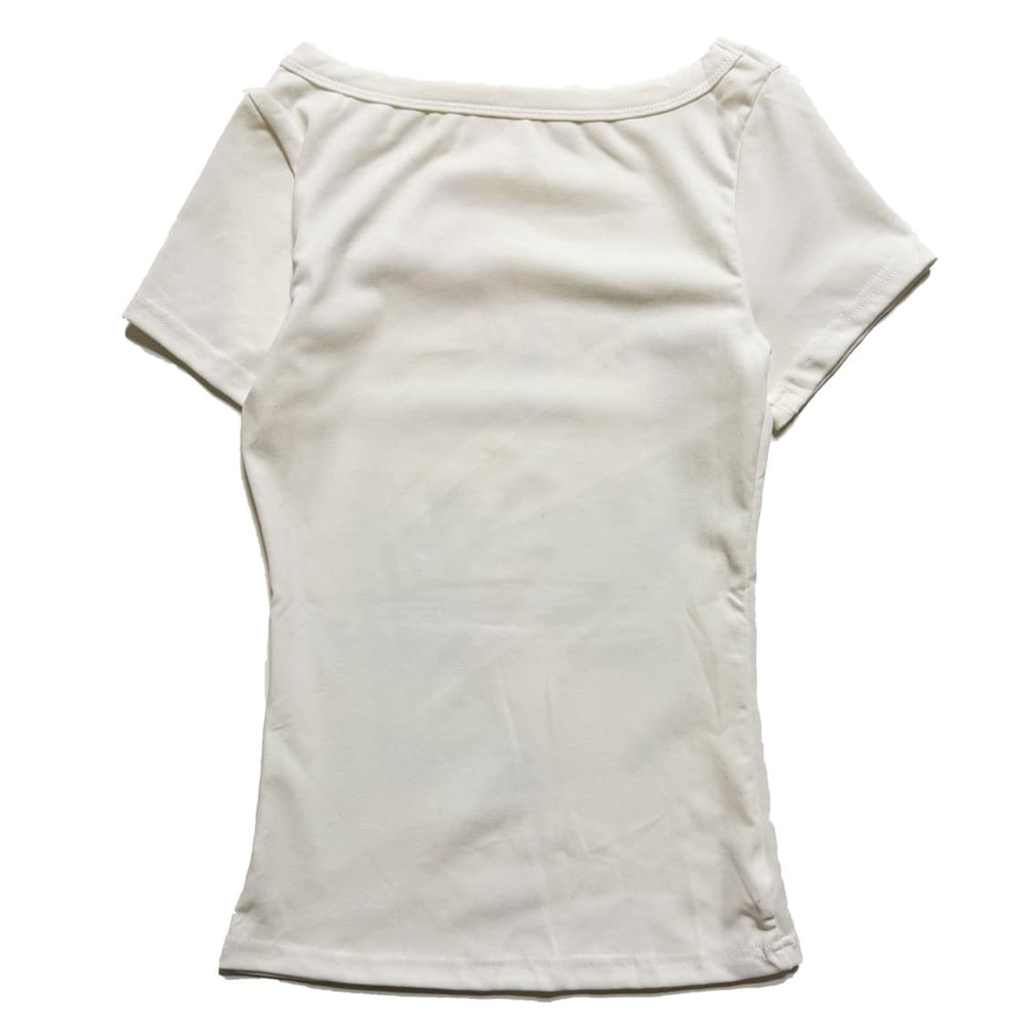 새상품 체크리본 반팔 (화이트) 상품이미지2