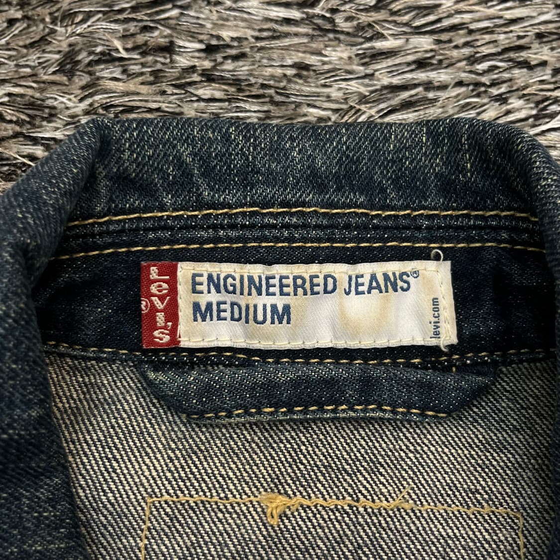 리바이스 엔지니어드 데님 자켓 (M) 상품이미지3