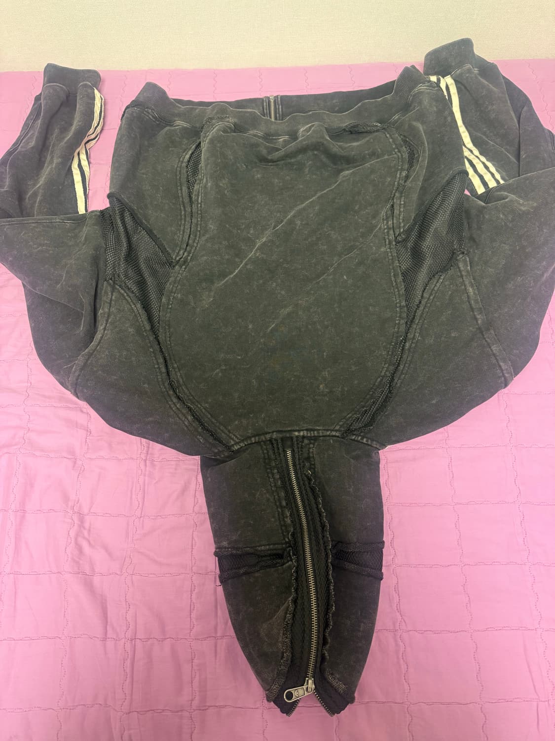 아디다스 떠그클럽 팀가이스트 스웨트 후드집업 상품이미지3