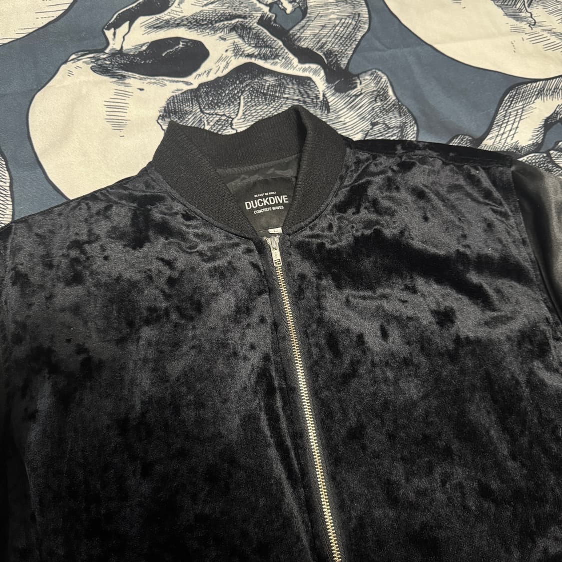 덕다이브 벨벳 MA-1 항공패딩점퍼  L사이즈 상품이미지2