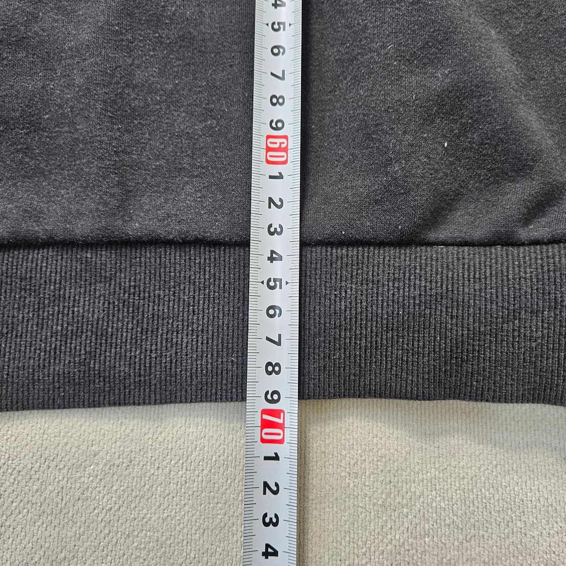 실측확인 아디다스 삼선 블랙 맨투맨 0323Y 상품이미지5