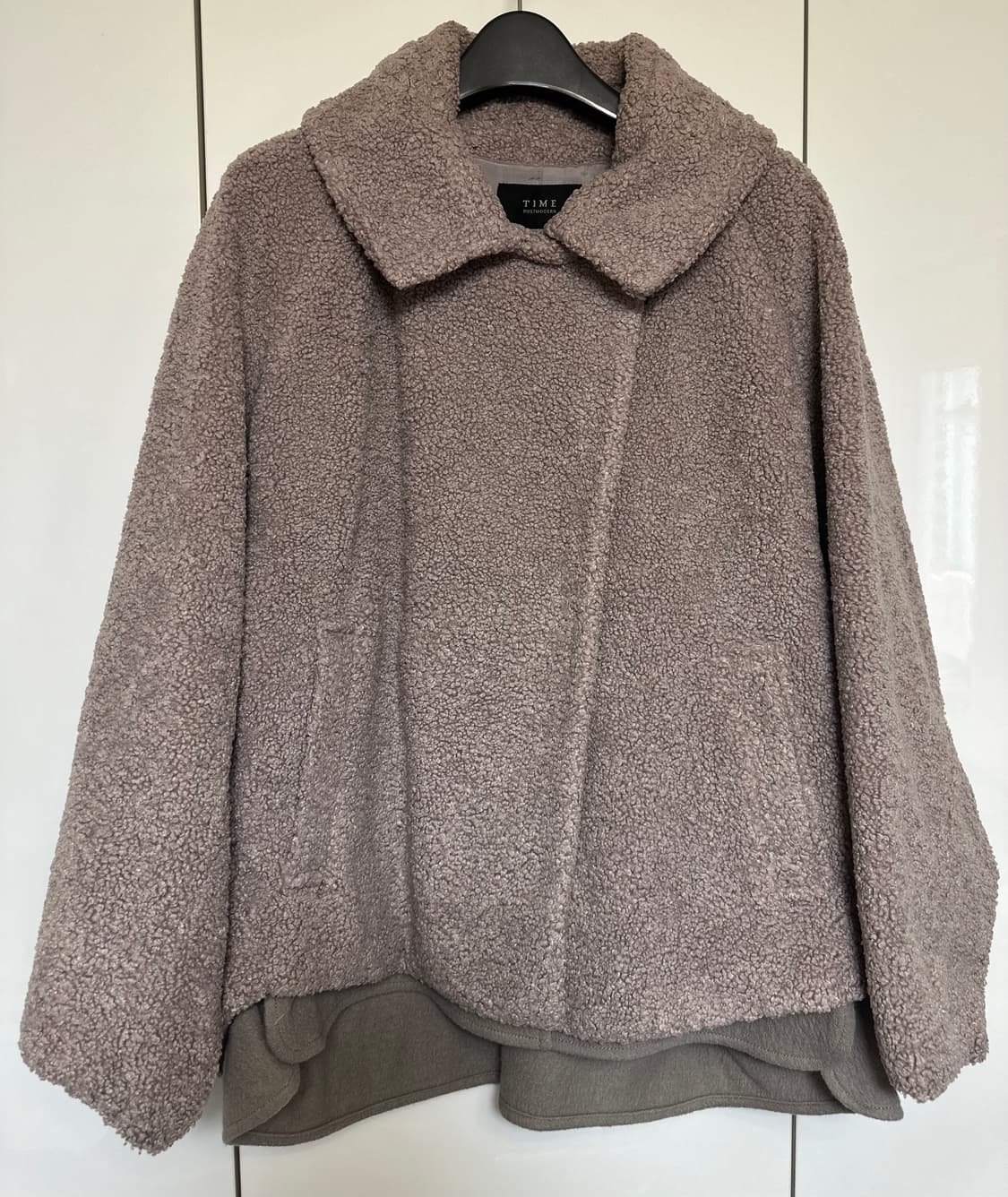 한섬타임 프리미엄 부클레 울100자켓점퍼 상품이미지3