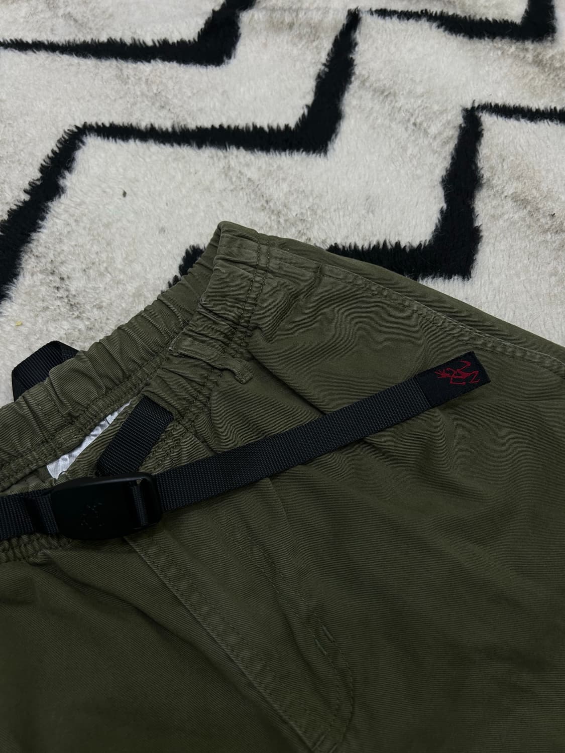 [S]그라미치 테이퍼드 코튼 팬츠/카키 상품이미지1