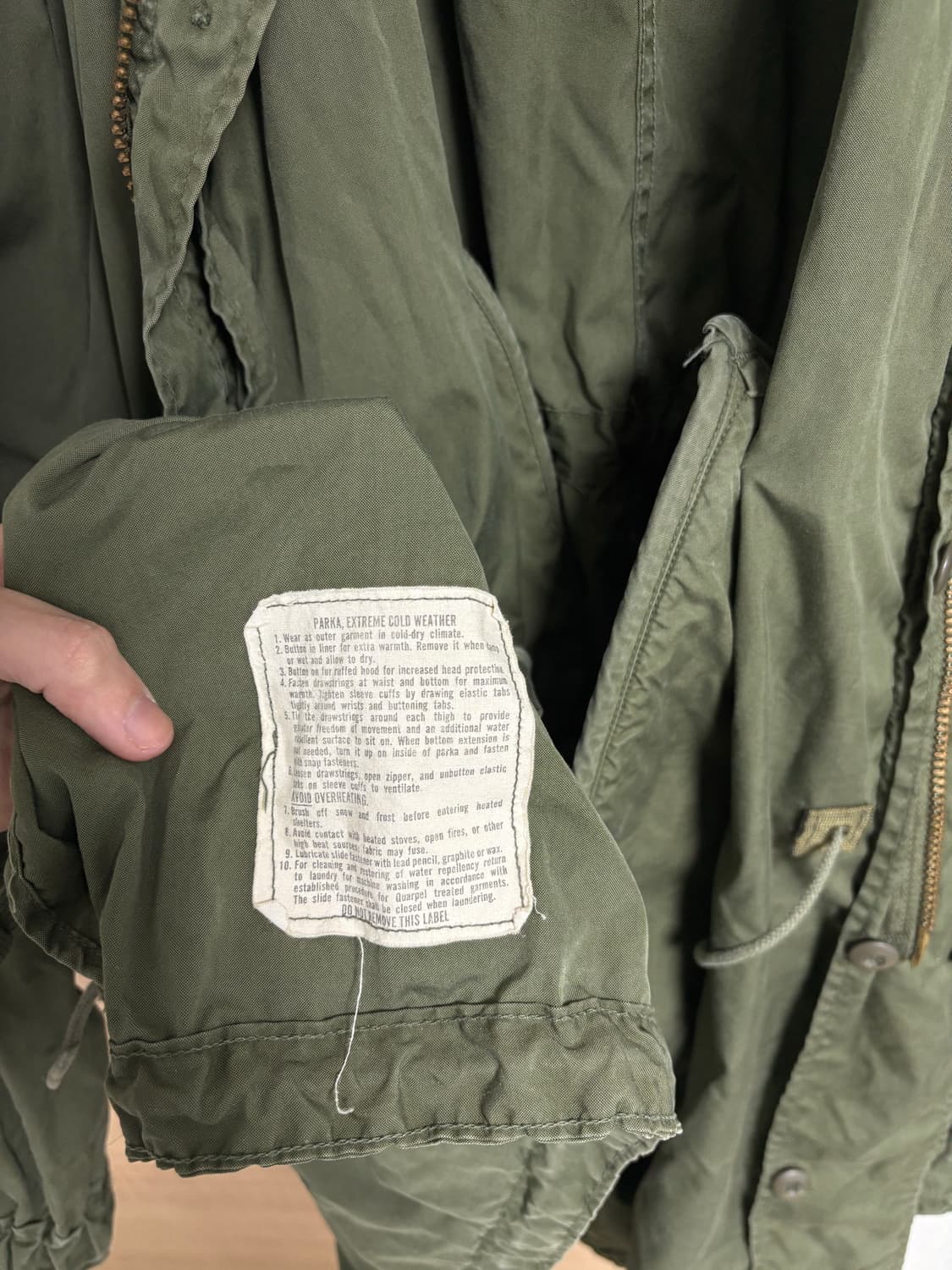 70s 오리지널 m65 피쉬테일 풀세트  XL 상품이미지6