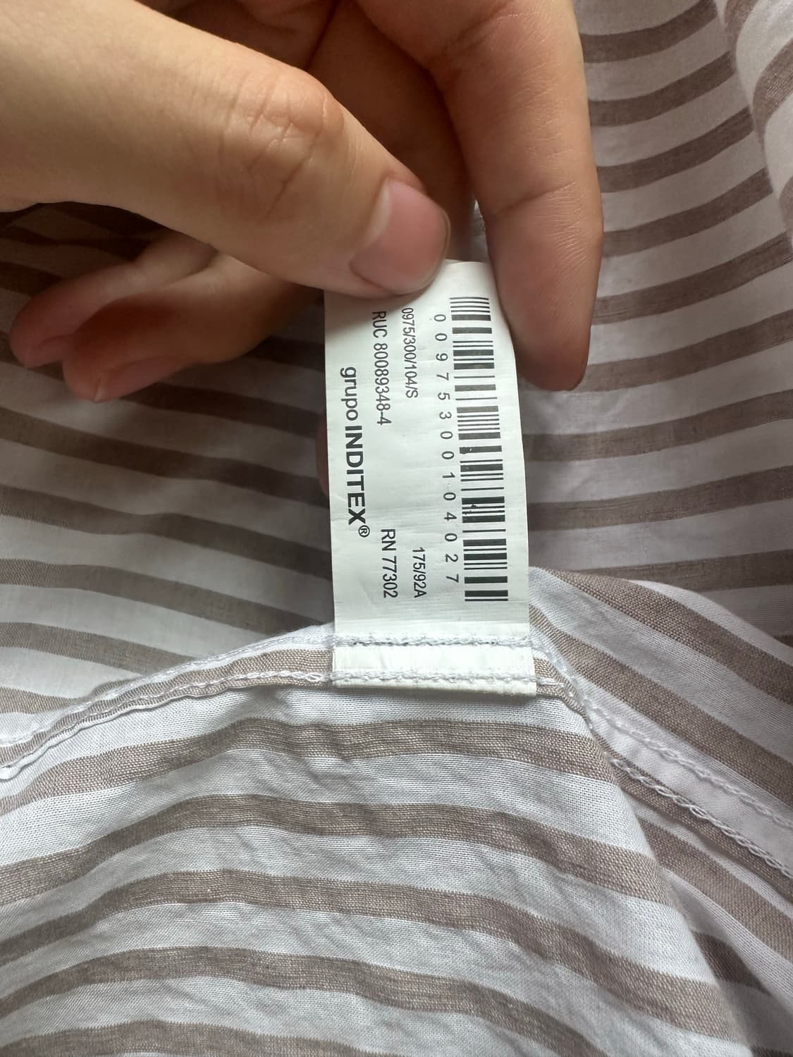 Zara 스트라이프 셔츠 usa s 상품이미지2