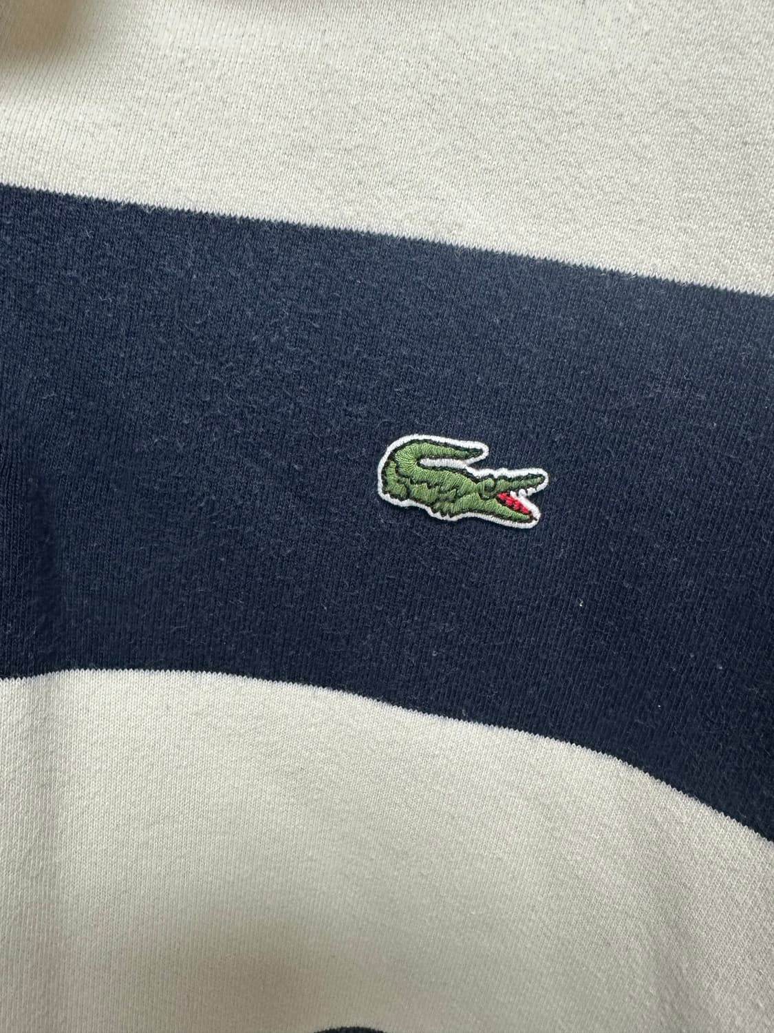 no.118 라코스테 스트라이프 럭비티셔츠 L 상품이미지3