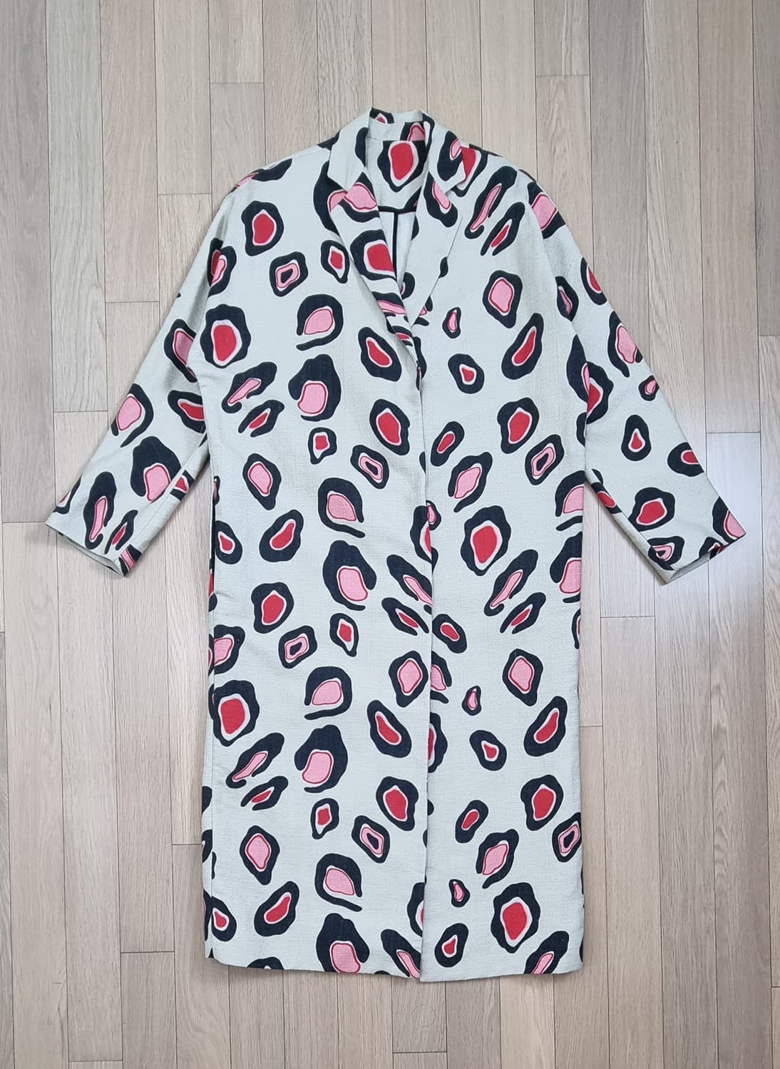 MSGM 애니멀 프린트 롱 코트 M _ 여성 상품이미지1