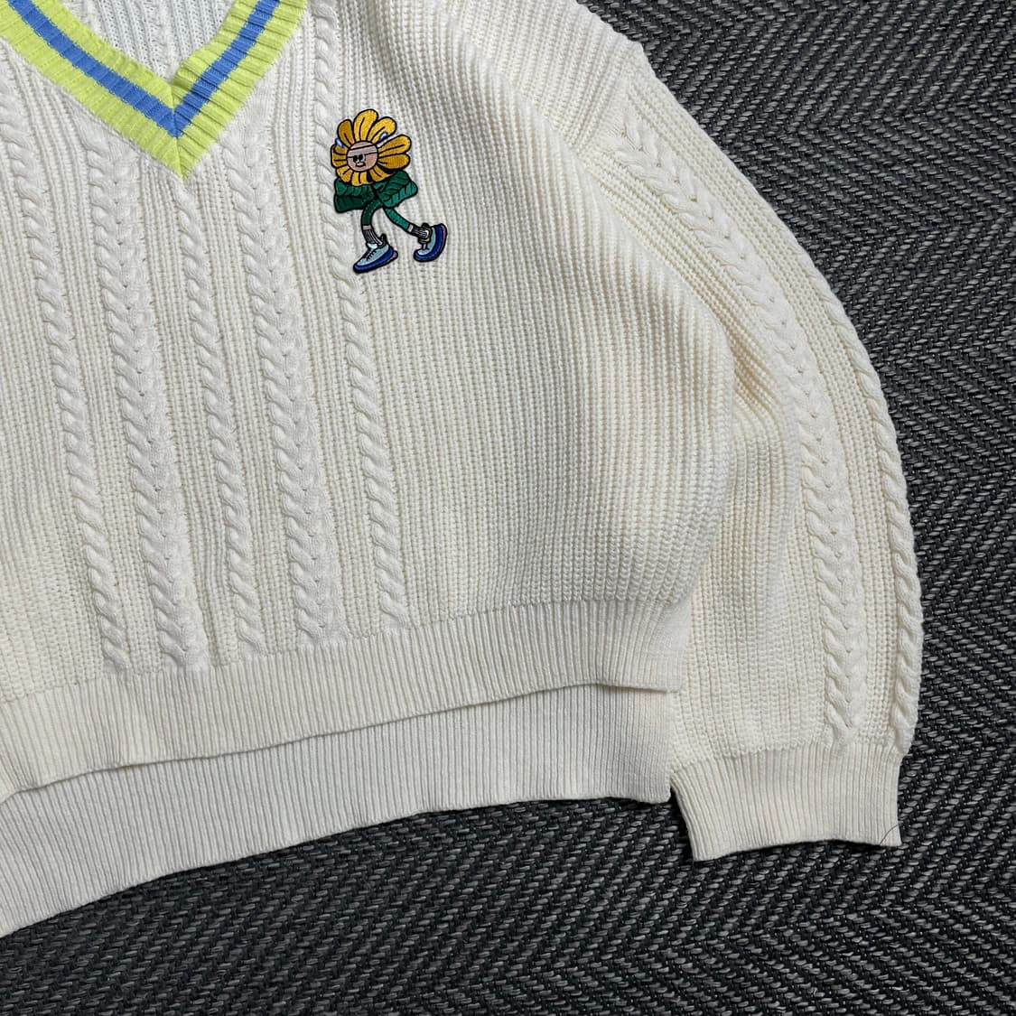 쥬시쥬디 케이블 아이보리 스웨터 니트o 4345 상품이미지2