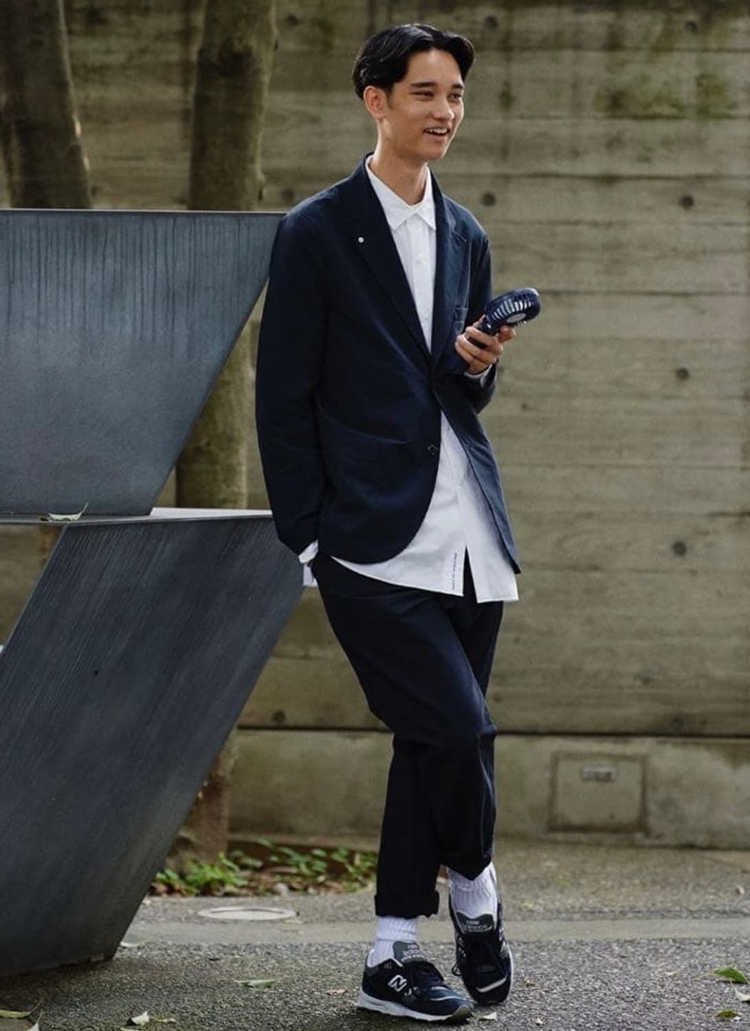 나나미카 BREATH TUNE 다크 네이비 셋업 상품이미지1