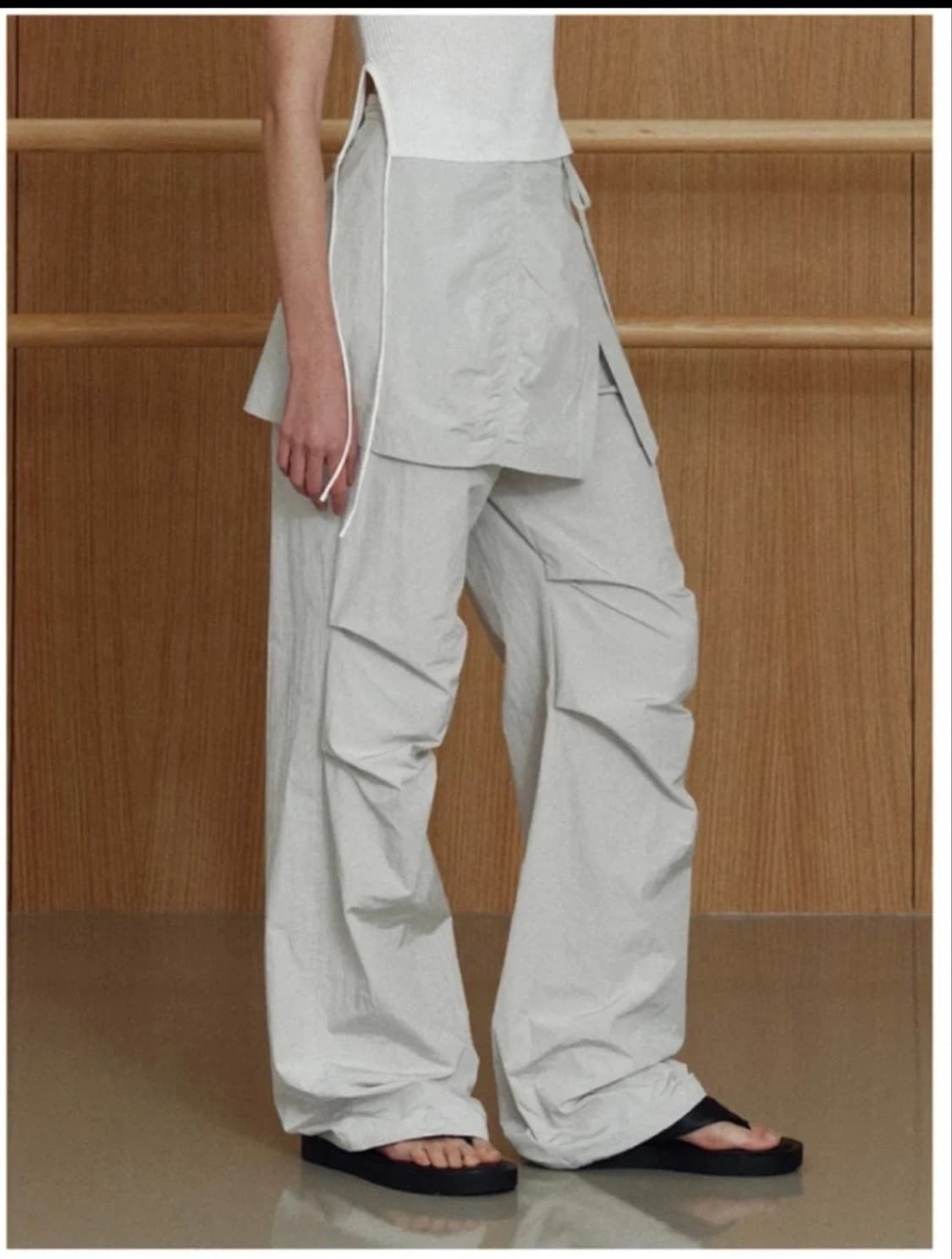 르 le 스커트 레이어드 팬츠 m 상품이미지2