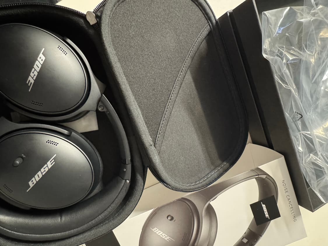 보스 QC45 노이즈캔슬링 헤드폰 블랙 상품이미지1