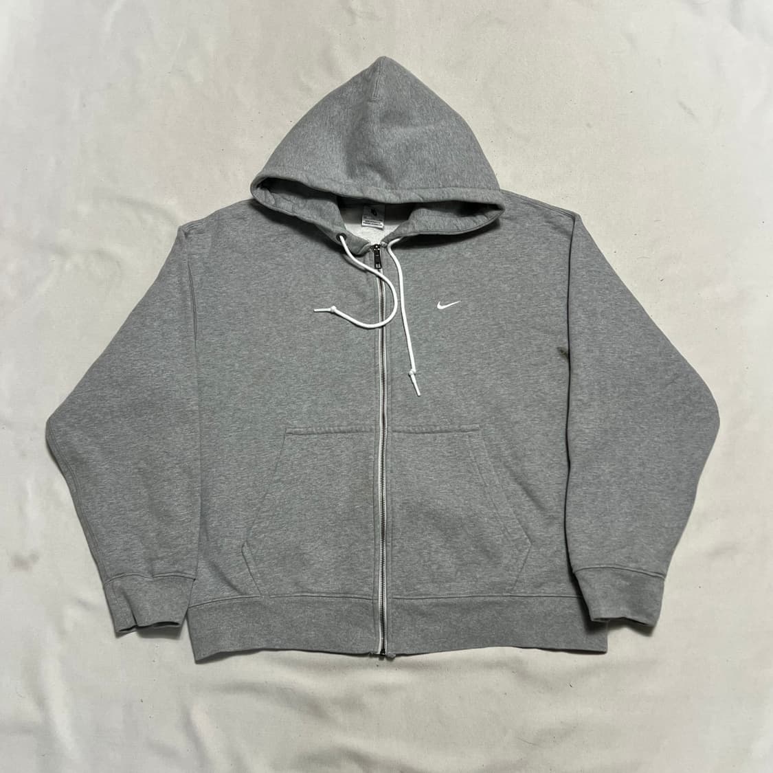 XXL 나이키 그레이 후드 집업 상품이미지2